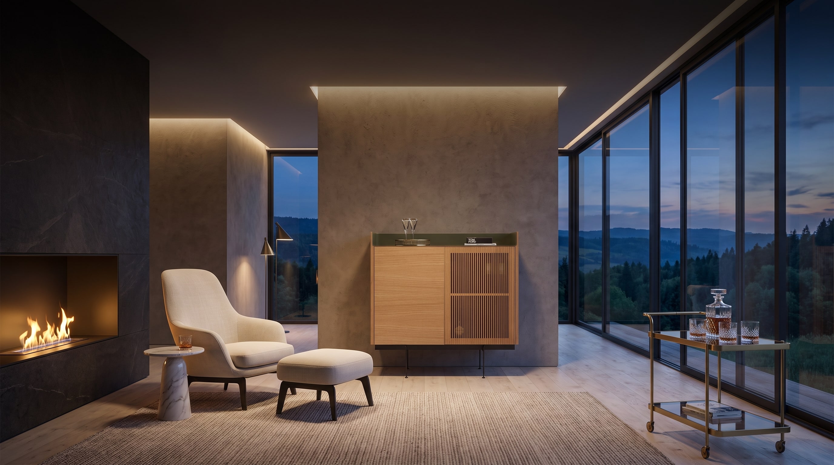 Bar de Luxe Salon: Le Secret d'un Espace Lounge Parfait