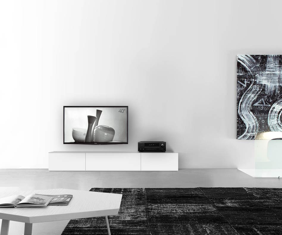 /Design Lowboard sol B210 H35 blanc mat /Design Lowboard sol B210 H35 blanc mat