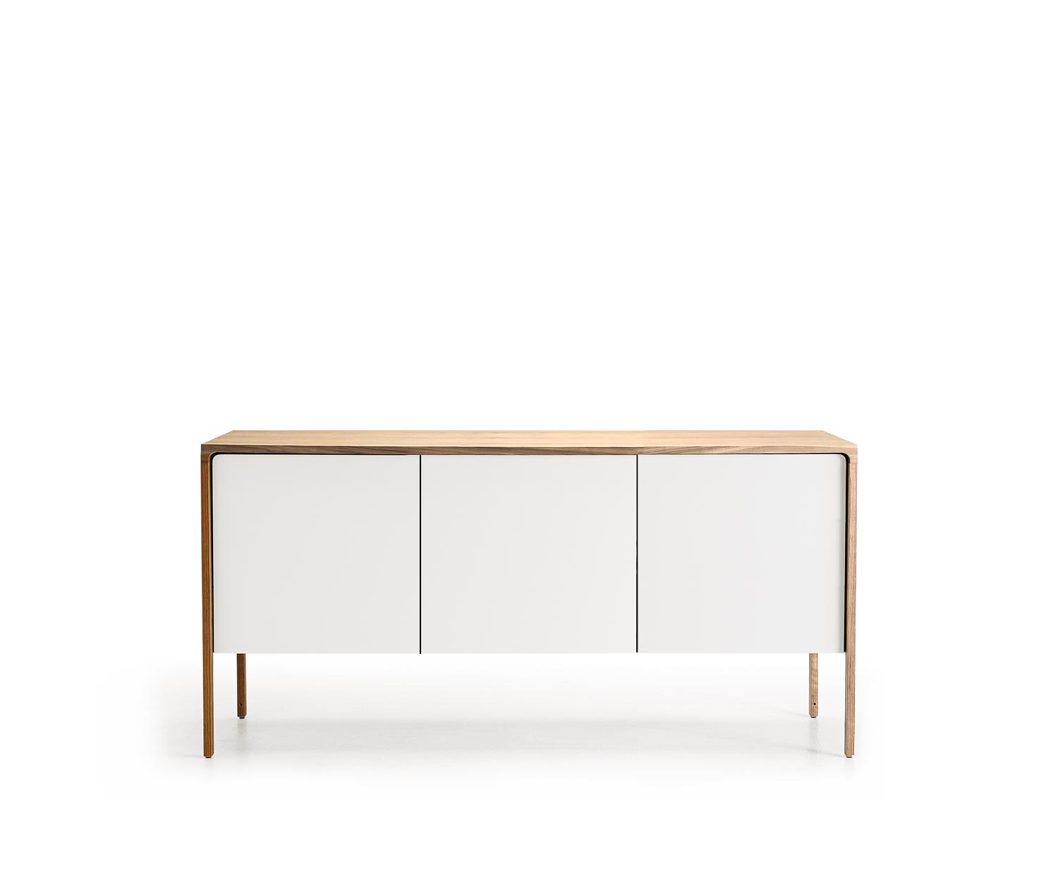 Punt Buffet Tactile Tactile chêne blanc Tactile L 155 3 portes Punt Buffet Tactile Tactile chêne blanc Tactile L 155 3 portes