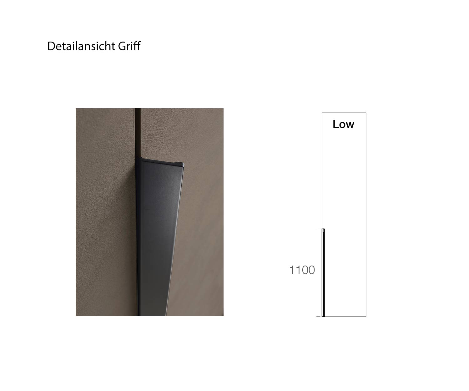 Livitalia Poignée d'armoire à chaussures design Livitalia Poignée d'armoire à chaussures design