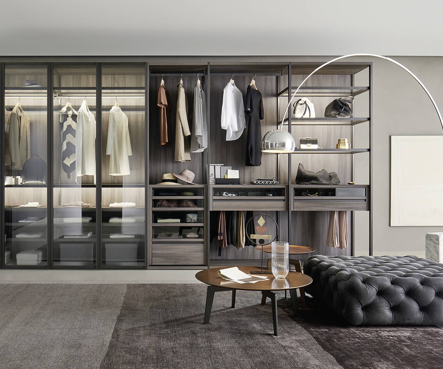 Système de dressing haut de gamme Livitalia Bellavista Design  Système de dressing haut de gamme Livitalia Bellavista Design