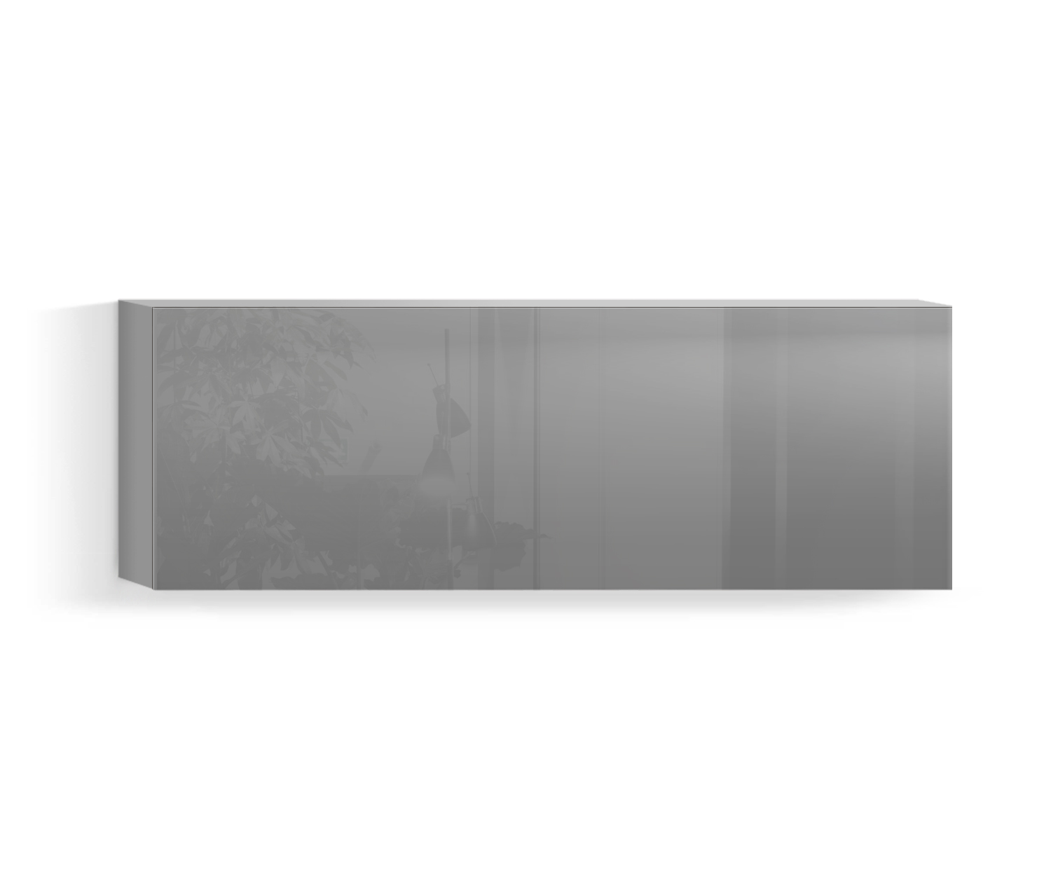 Design Salle de séjour Armoire suspendue Horizontal H42 L120 en bas gris clair430 Design Salle de séjour Armoire suspendue Horizontal H42 L120 en bas gris clair430