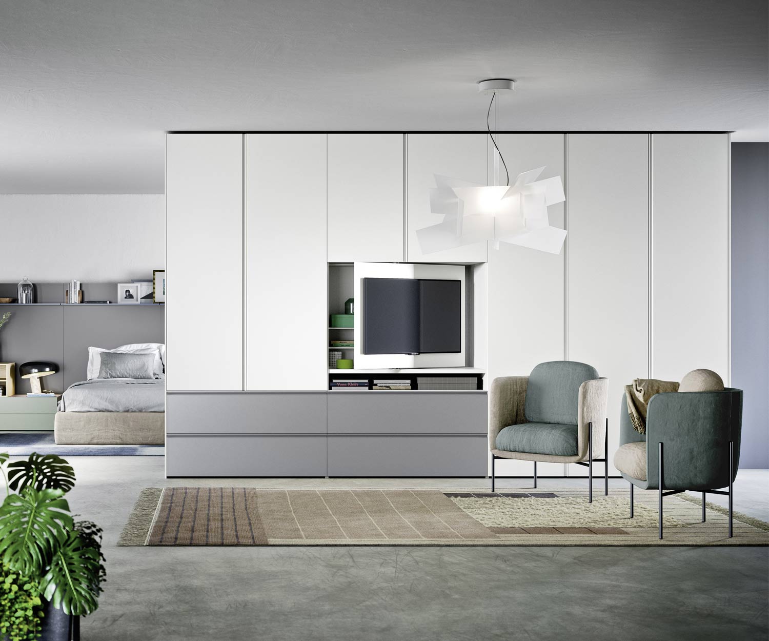 Armoire design moderne Gola TV Element de Novamobili  Armoire design moderne Gola TV Element de Novamobili