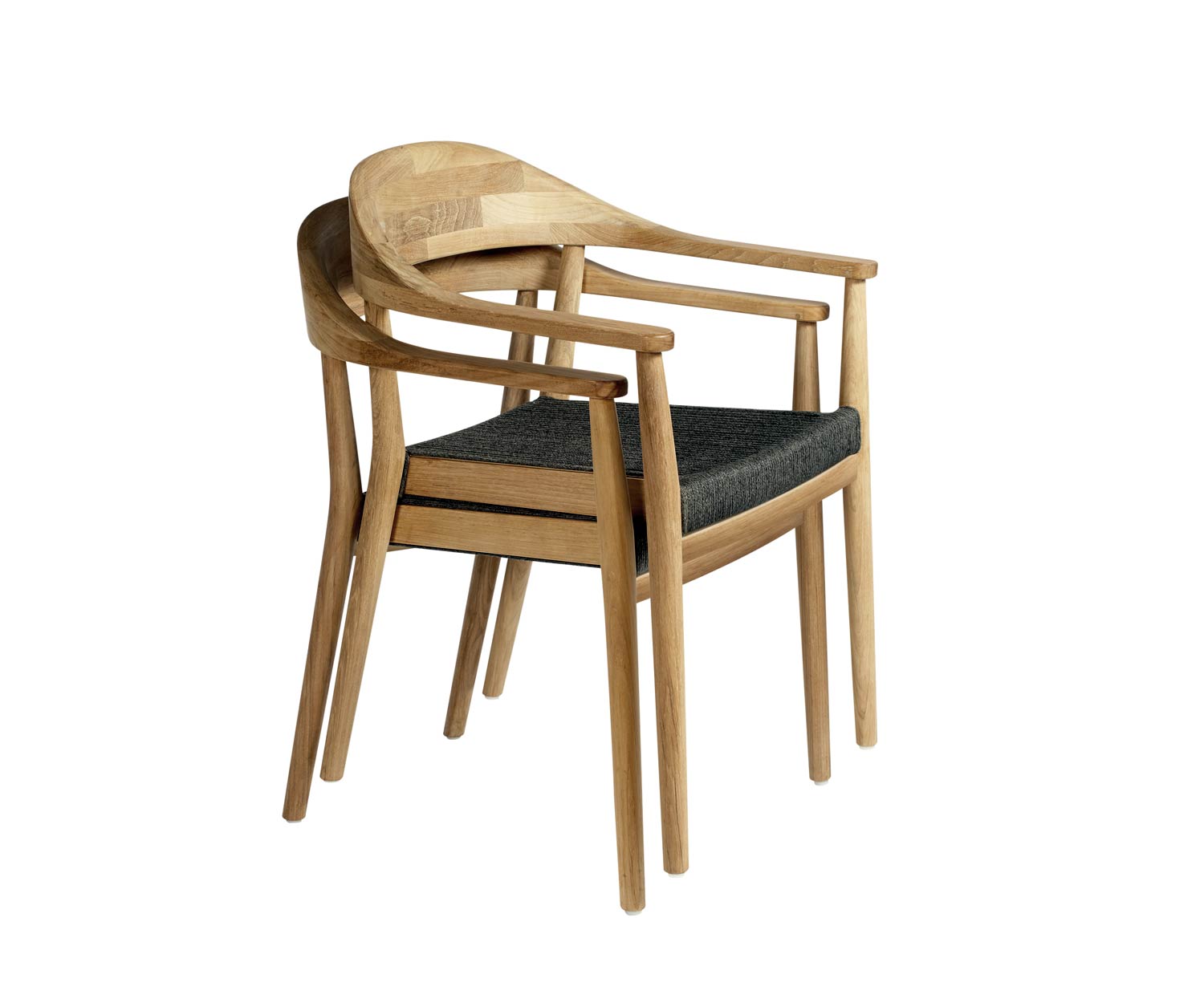 Oasiq La chaise Design Copenhagen est empilable jusqu'à deux chaises Oasiq La chaise Design Copenhagen est empilable jusqu'à deux chaises