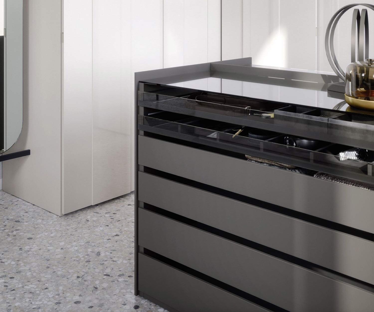 Novamobili Aristotele Armoire île Novamobili Aristotele Armoire île