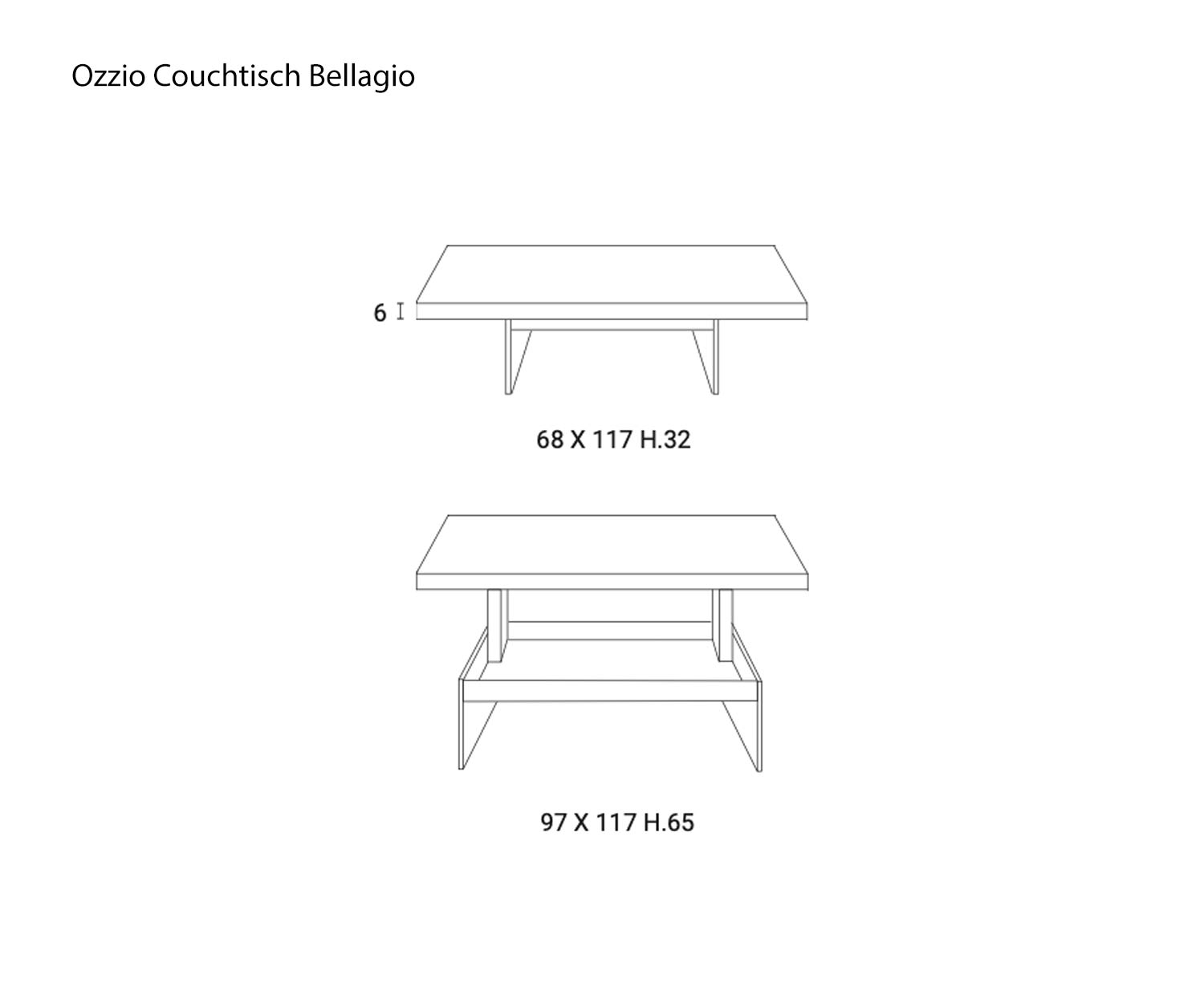 Esquisse Designer Table basse Bellagio de Ozzio Dimensions Dimensions Esquisse Designer Table basse Bellagio de Ozzio Dimensions Dimensions