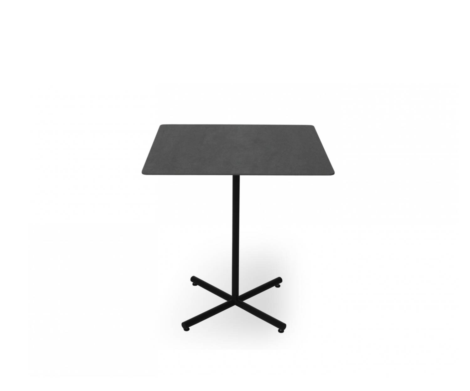 Exclusif Todus Condor Table de bistrot design avec plateau rectangulaire en anthracite Exclusif Todus Condor Table de bistrot design avec plateau rectangulaire en anthracite