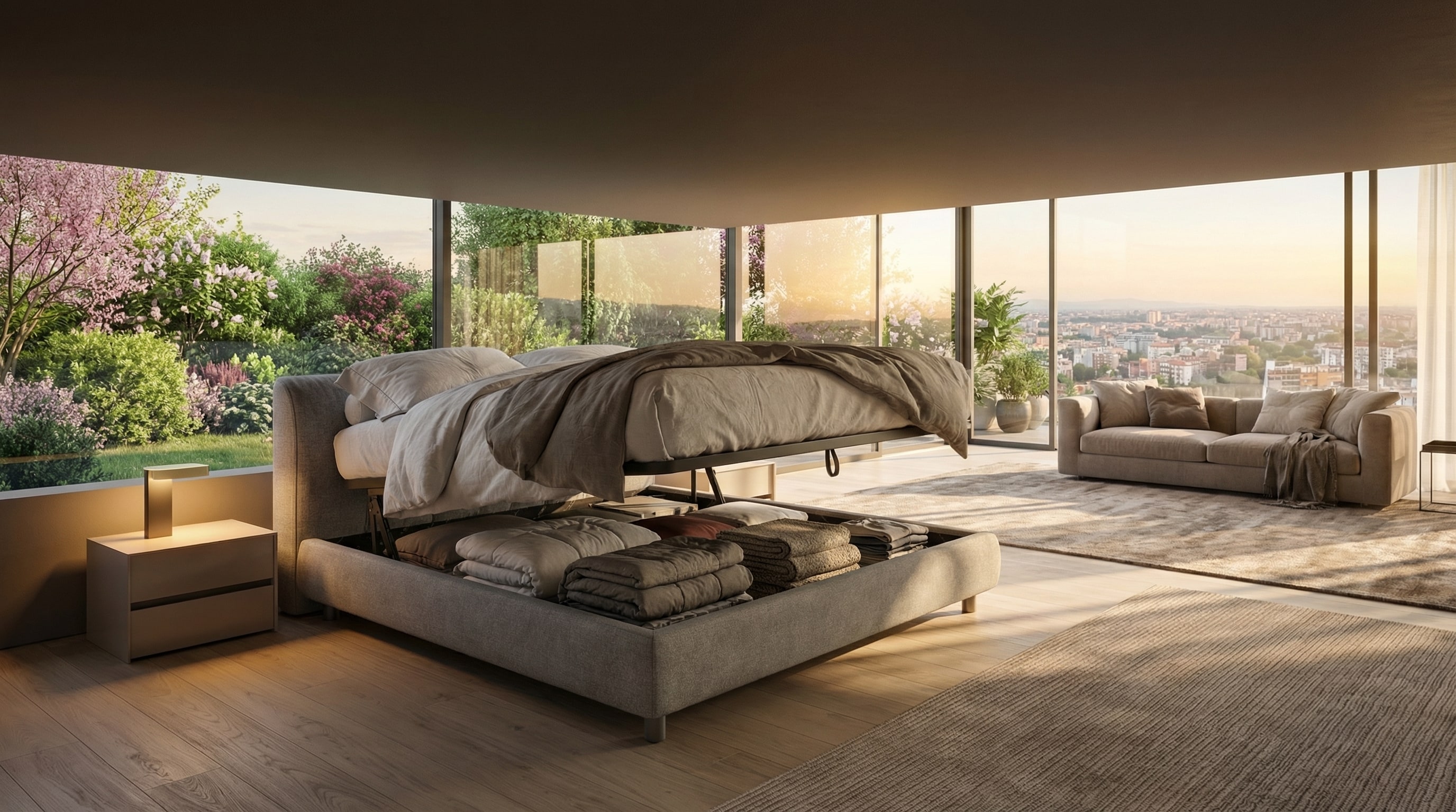 4 erreurs lors de l'achat d'un lit rembourré : Pourquoi un coffre de lit sauve le printemps