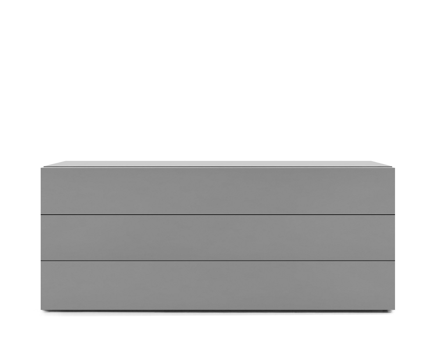 Novamobili Commode Easy 3pcs L128cm gris clair330 Novamobili Commode Easy 3pcs L128cm gris clair330