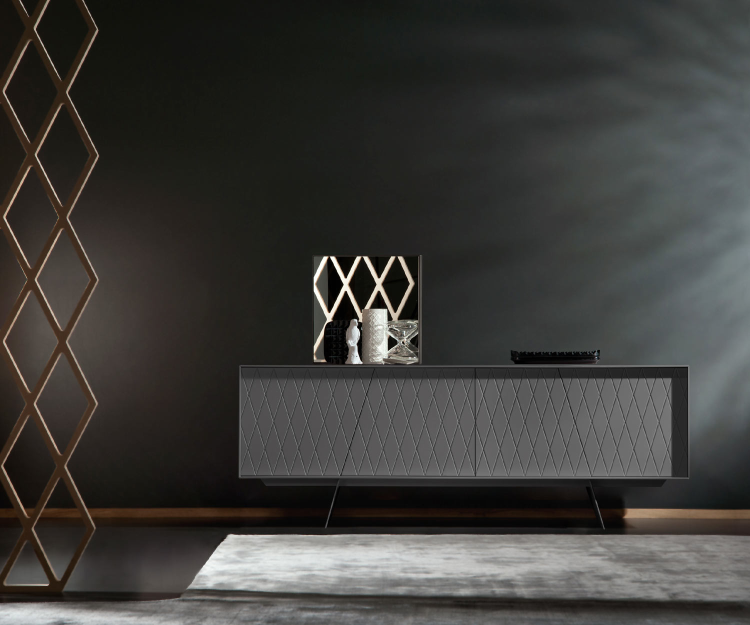 al2 e klipse 003 Sideboard Largeur 200 cm Corps gris foncé al2 e klipse 003 Sideboard Largeur 200 cm Corps gris foncé