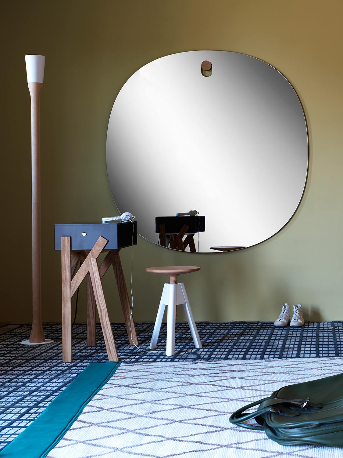 Miroir design exclusif rond