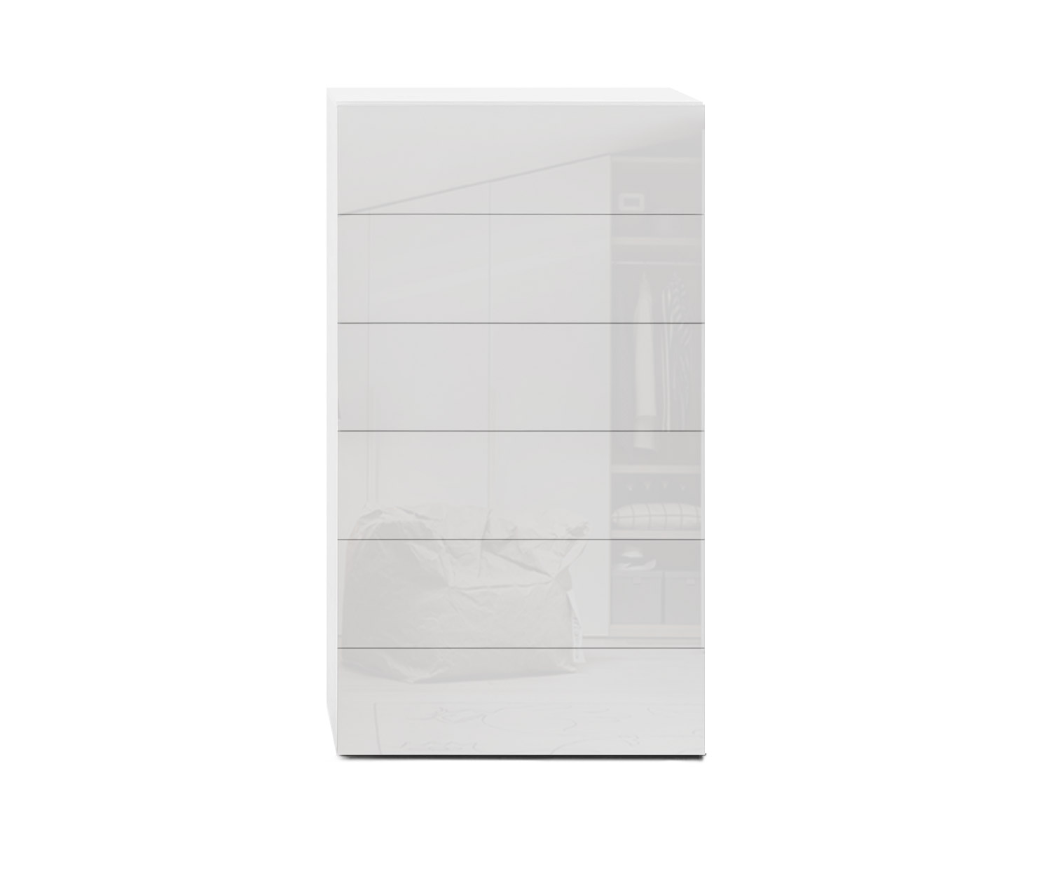 Novamobili Commode Easy 6 places B54 blanc400 Novamobili Commode Easy 6 places B54 blanc400