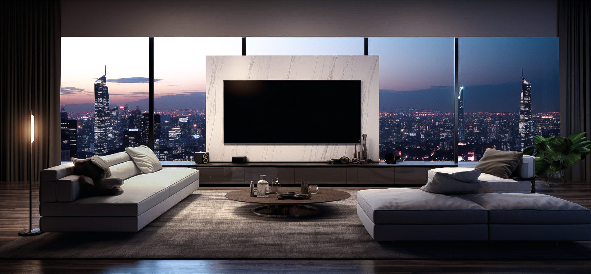 Buffet TV contemporain