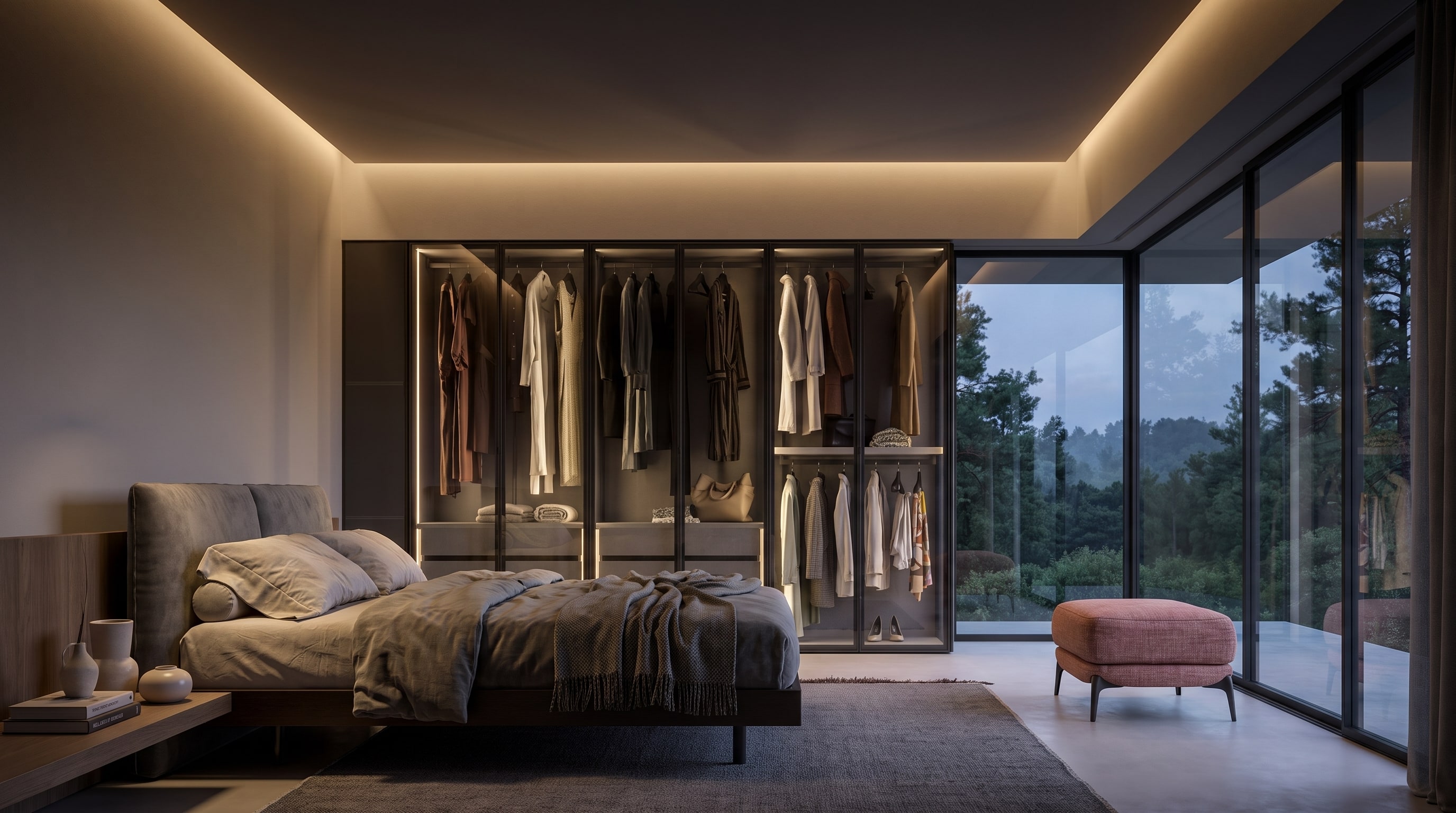 Quiet Luxury dans la chambre : le secret du verre teinté des designers