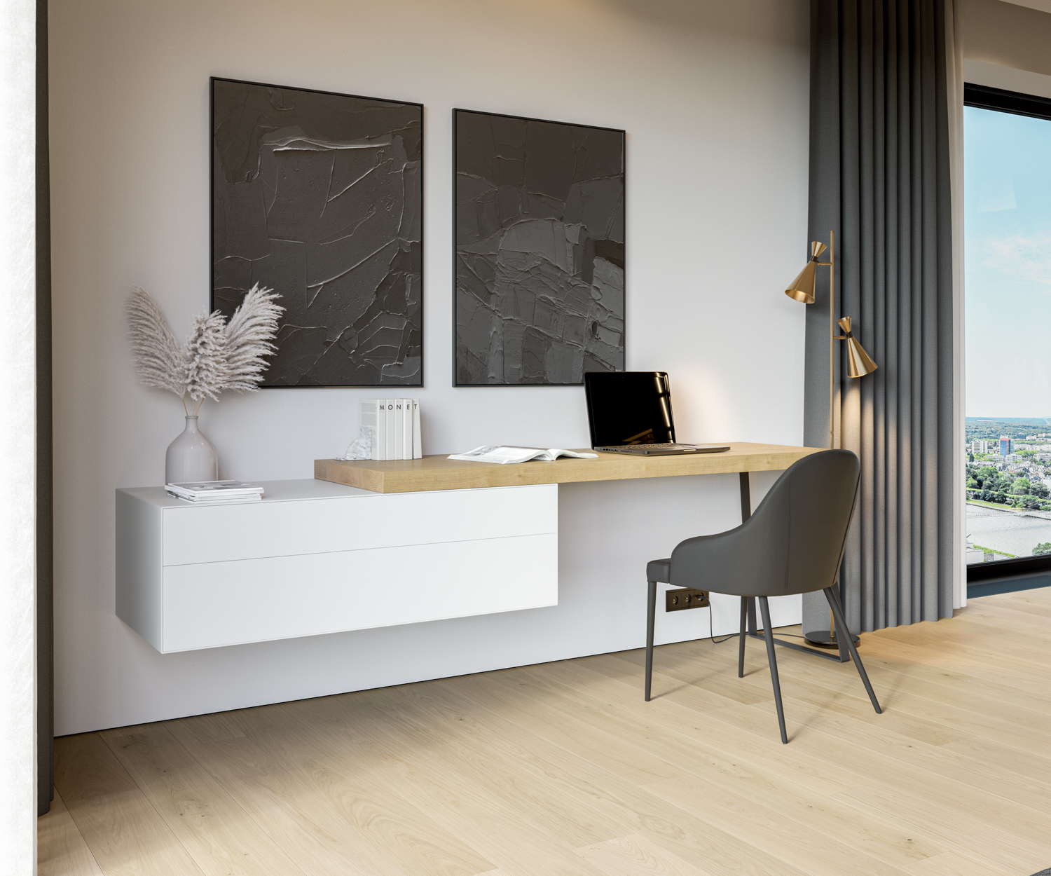 Commode flottante pour montage mural Commode flottante pour montage mural