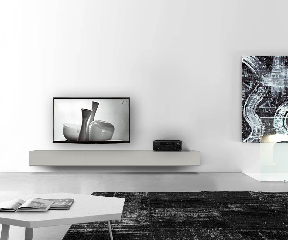 /Design Lowboard Wand B270 H25 5 gris clair mat /Design Lowboard Wand B270 H25 5 gris clair mat