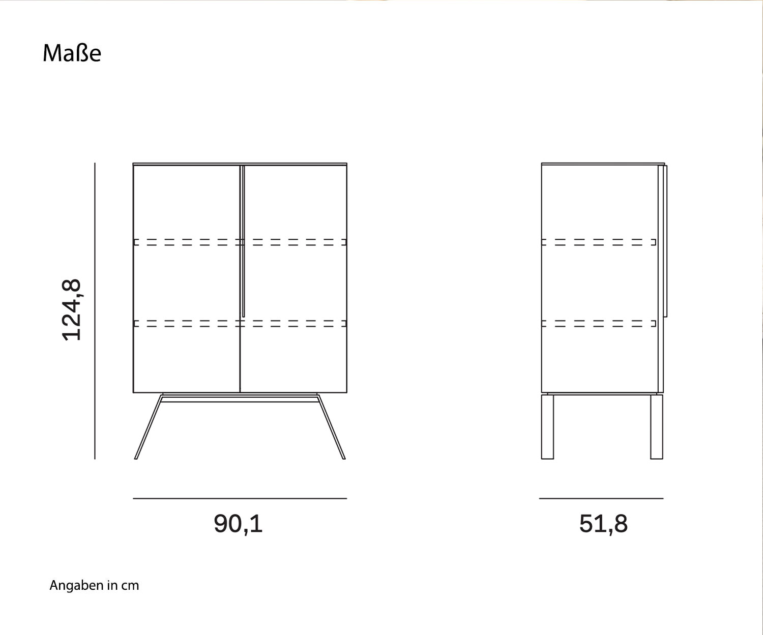 Novamobili Highboard Cleo Esquisse Dimensions Novamobili Highboard Cleo Esquisse Dimensions