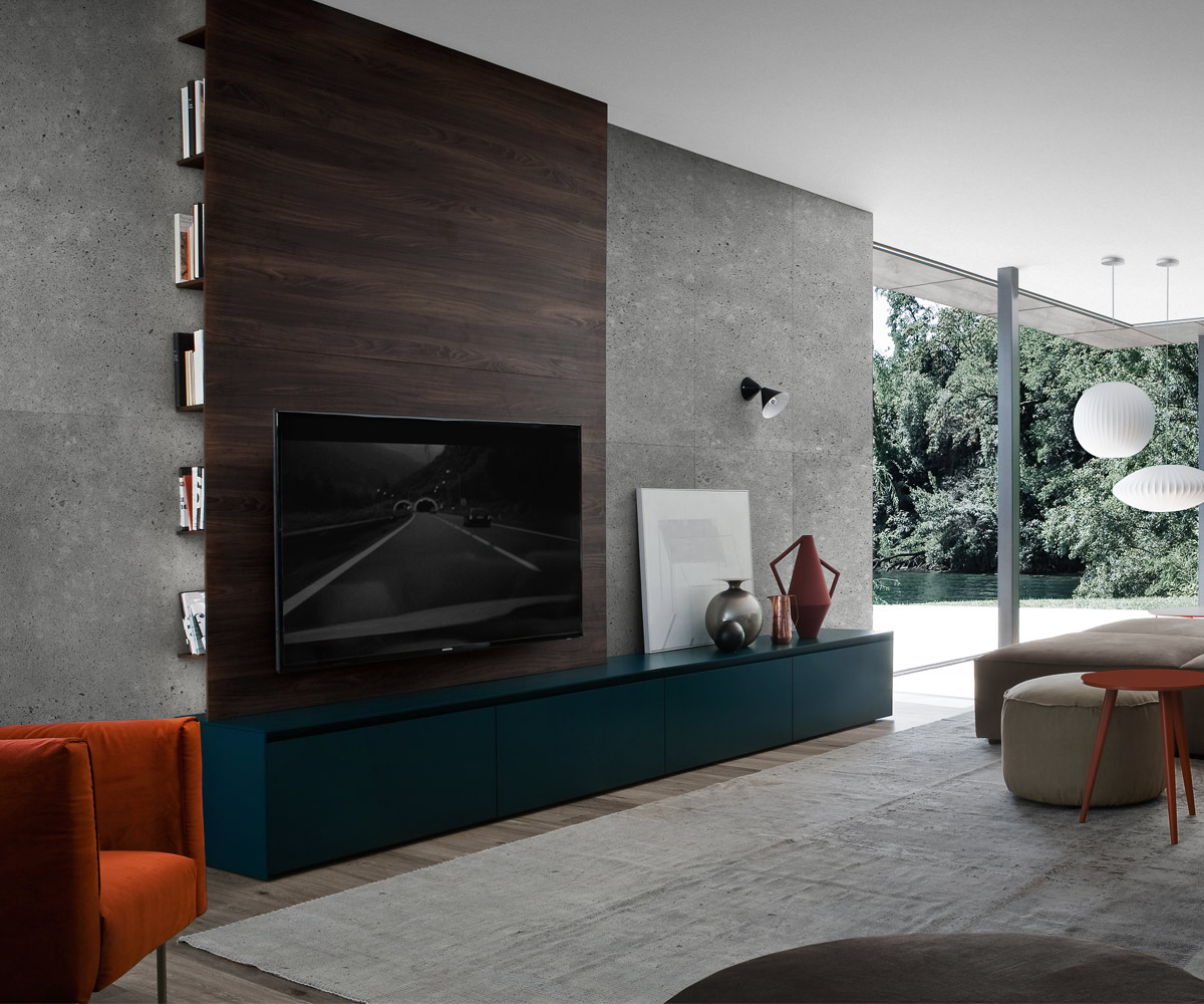 Novamobili Reverse LED Panneau mural TV Support mural