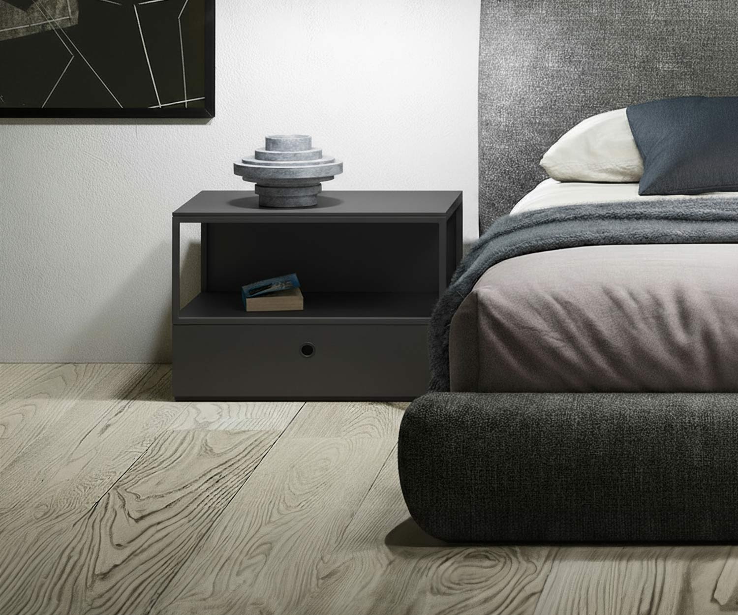 Novamobili Table de nuit Square Novamobili Table de nuit Square