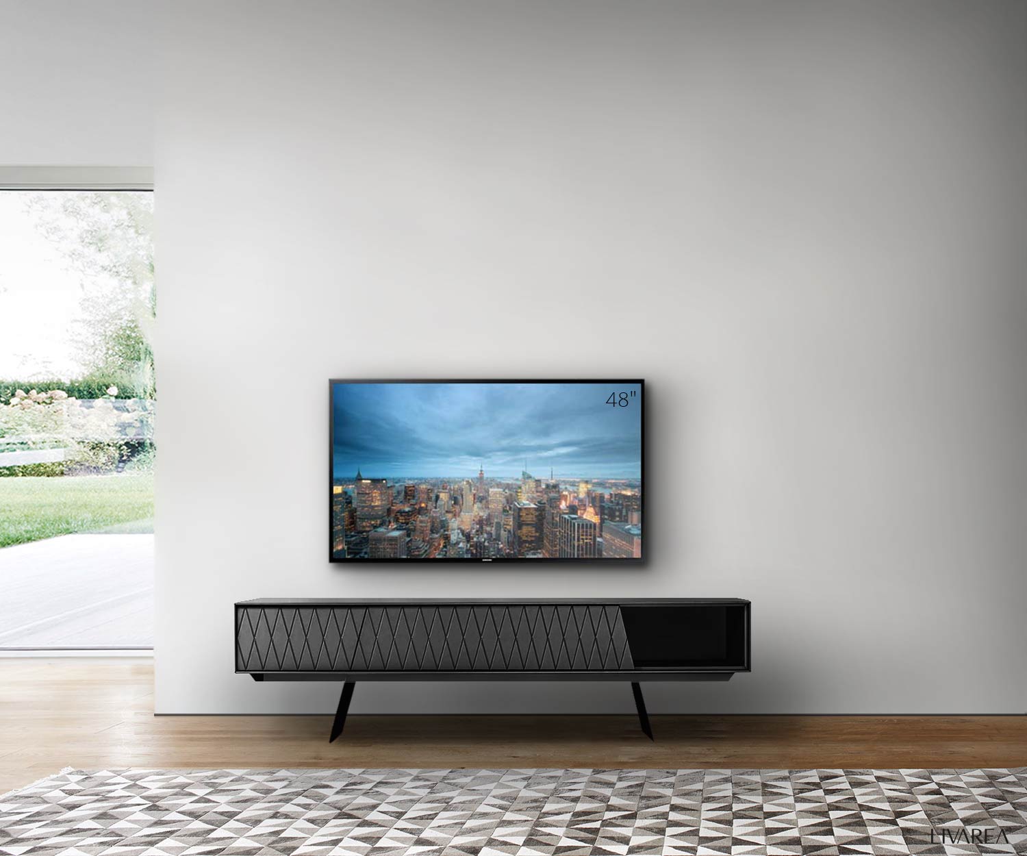 Moderne al2 e klipse 008 Design Lowboard Pieds Porte abattante Compartiment ouvert Tiroir Moderne al2 e klipse 008 Design Lowboard Pieds Porte abattante Compartiment ouvert Tiroir