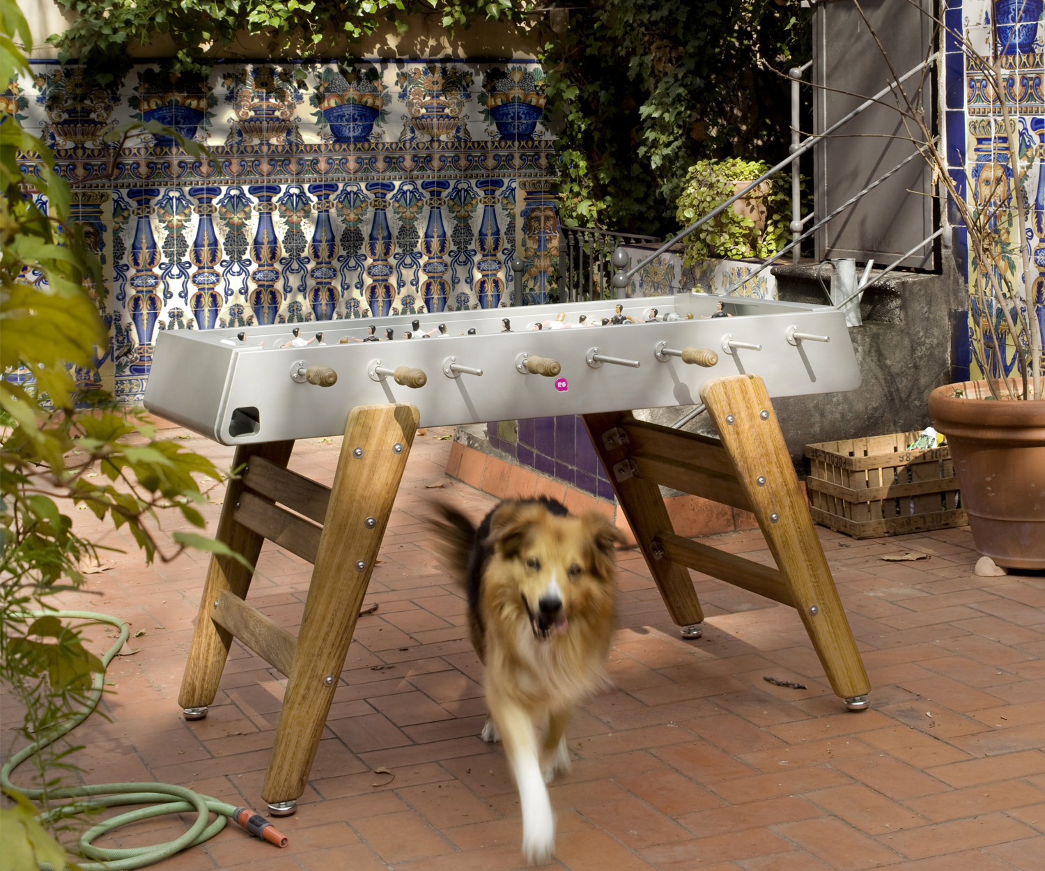 Table de baby-foot en bois exclusive RS Barcelona RS#3 Table de baby-foot en bois exclusive RS Barcelona RS#3