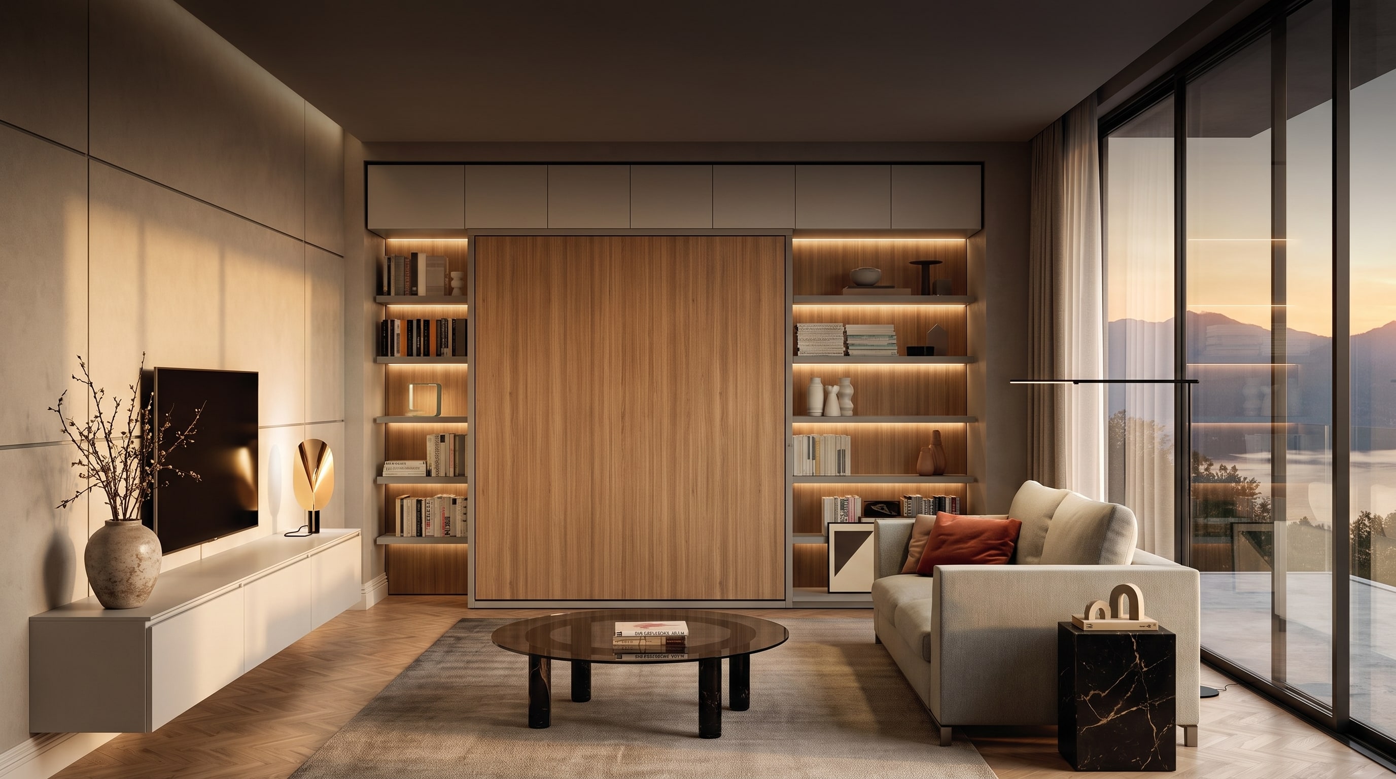 Meubles design multifonctionnels : le secret des pros pour agrandir vos petits espaces