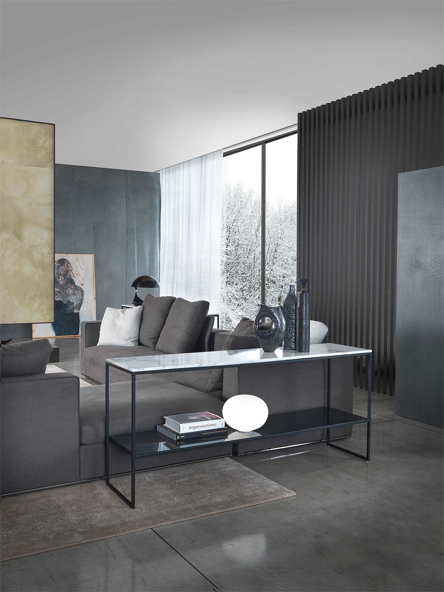 Console design en marbre Console design en marbre