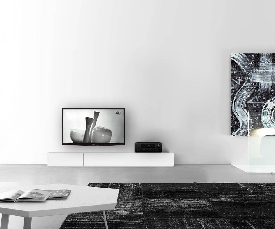 /Design Lowboard sol B210 H27 blanc mat /Design Lowboard sol B210 H27 blanc mat