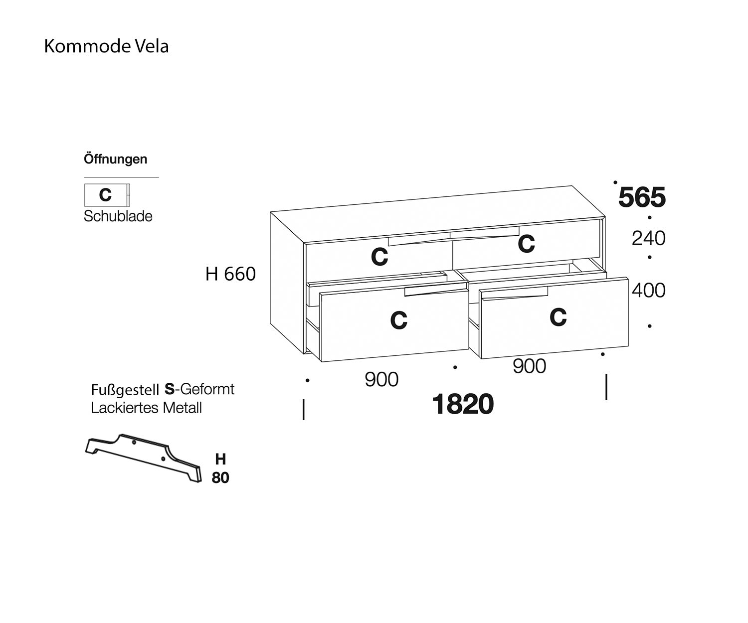 Esquisses Livitalia Commode Vela avec largeur 182 cm Dimensions Blueprint Esquisses Livitalia Commode Vela avec largeur 182 cm Dimensions Blueprint