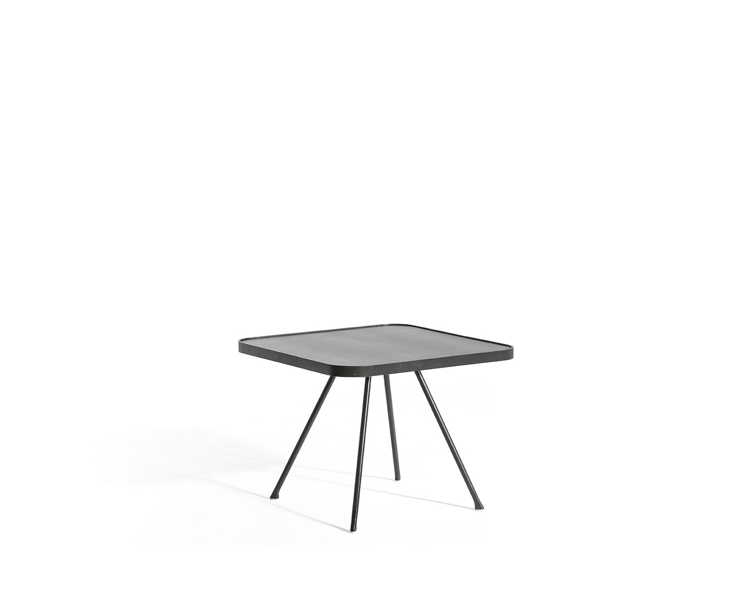 Oasiq Attol Aluminium Table d'appoint anthracite 55x55x42cm