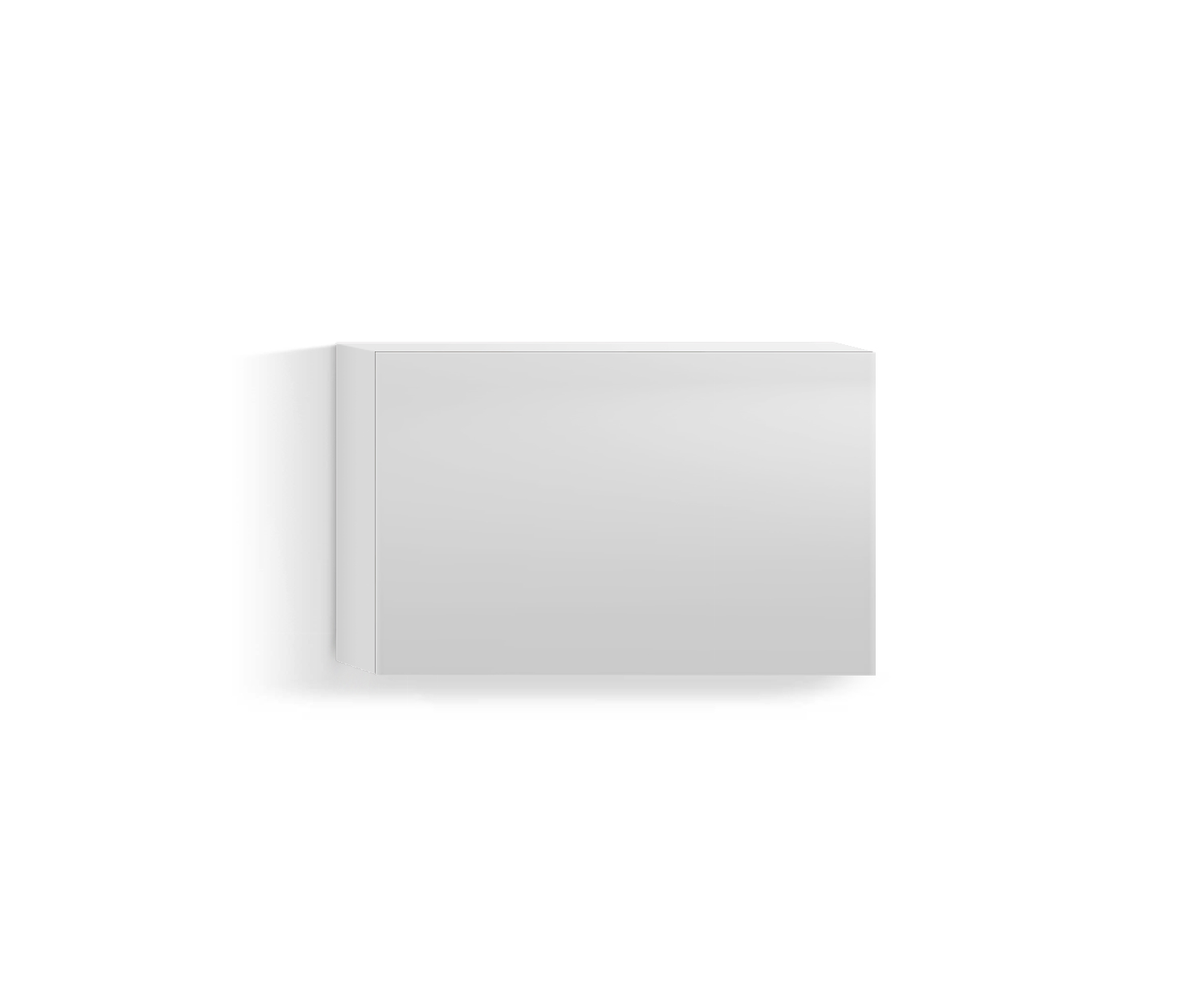 Armoire suspendue design salon Horizontal H42 L60 en haut blanc300 Armoire suspendue design salon Horizontal H42 L60 en haut blanc300