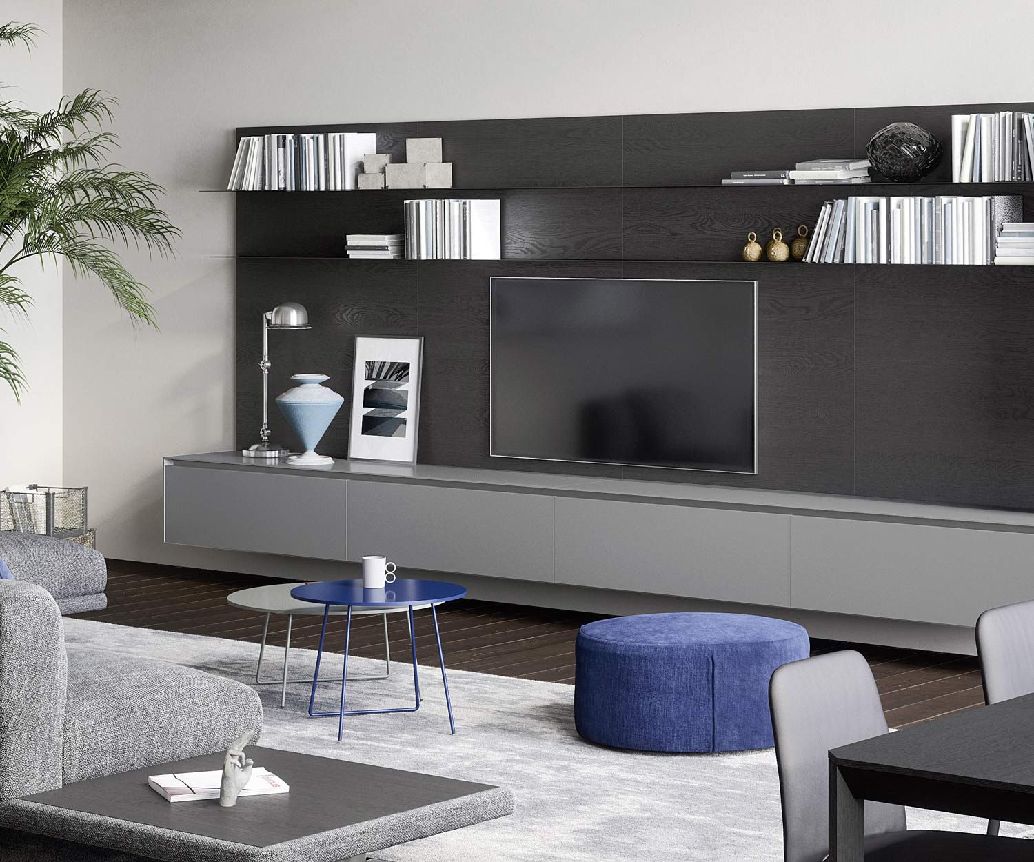 Reverse Design gris clair mat 480 cm Suspendu Reverse Design gris clair mat 480 cm Suspendu