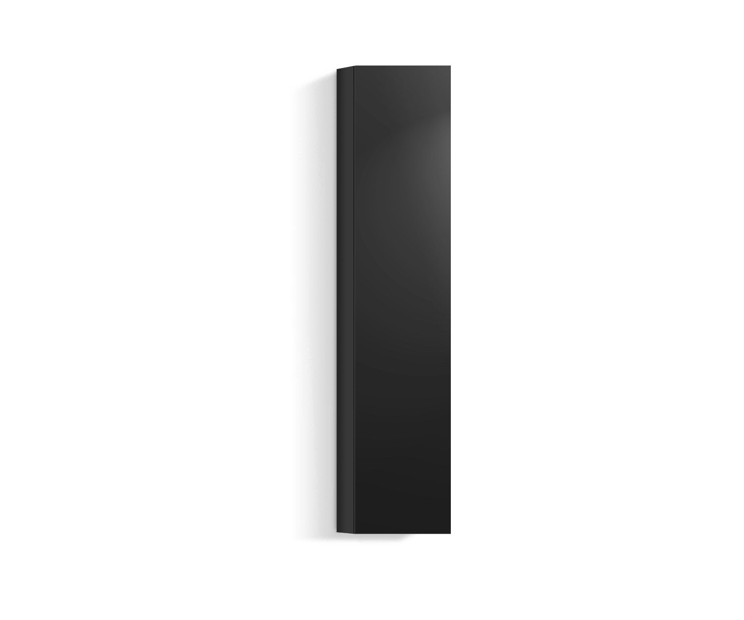 Design Salon Meuble suspendu vertical H160 L30 noir318 Design Salon Meuble suspendu vertical H160 L30 noir318
