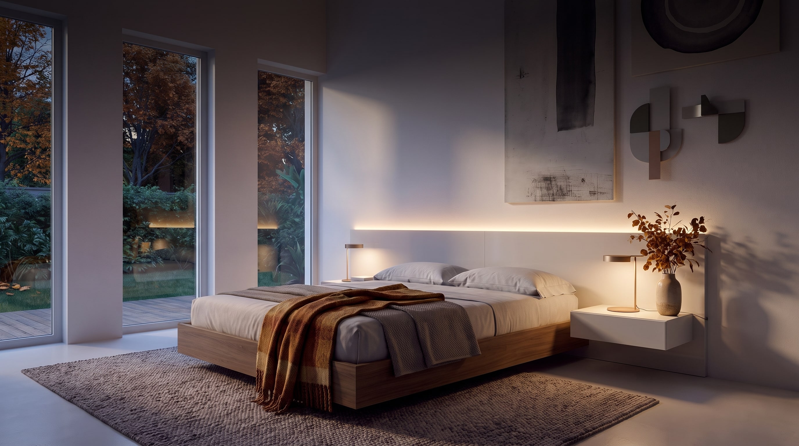 Une chambre ordonnée : Le reset d'automne en 5 étapes avec des tables de chevet modernes