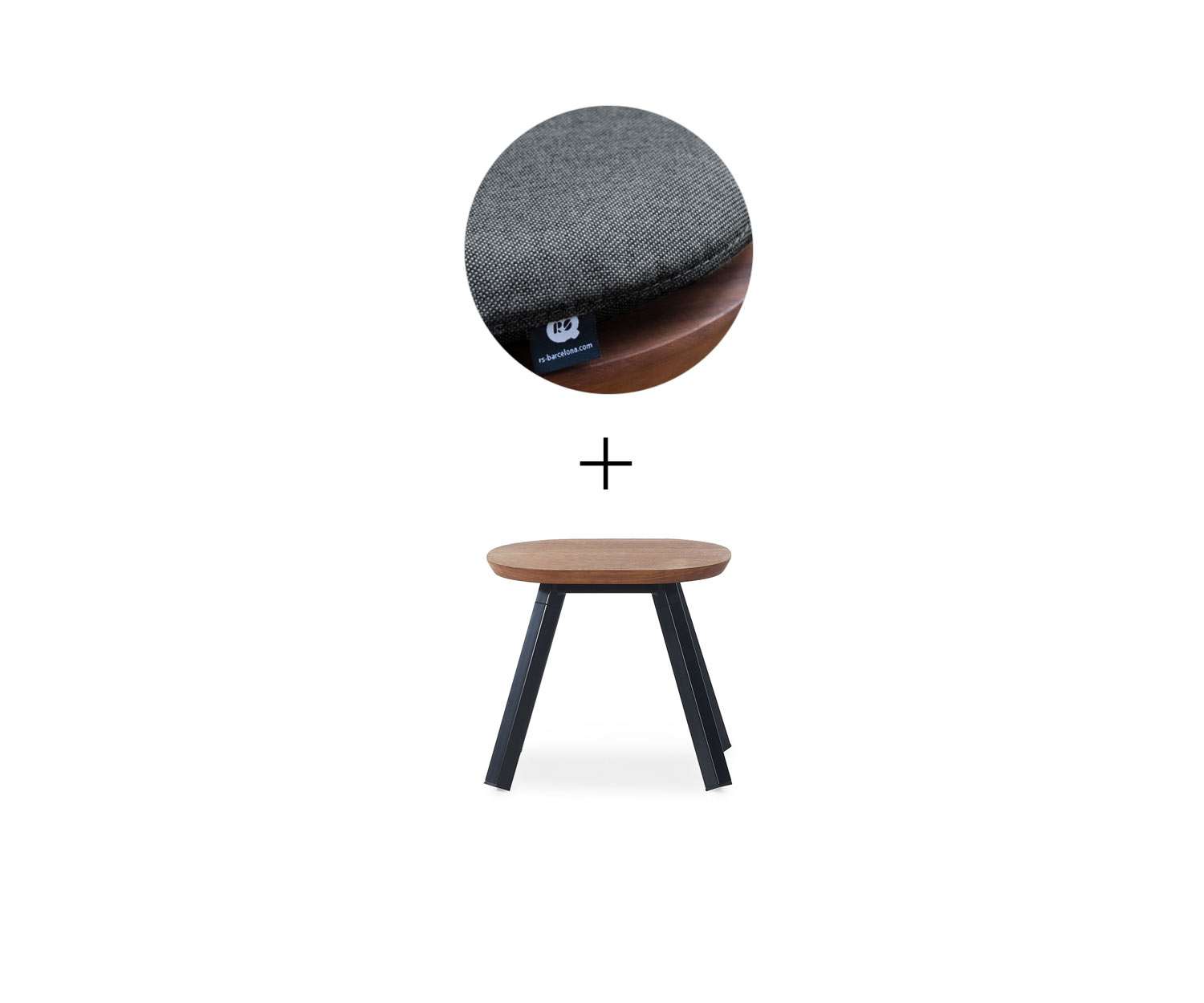RS Barcelona Banc de Ping Pong Noir L50 cm Noir Extérieur RS Barcelona Banc de Ping Pong Noir L50 cm Noir Extérieur