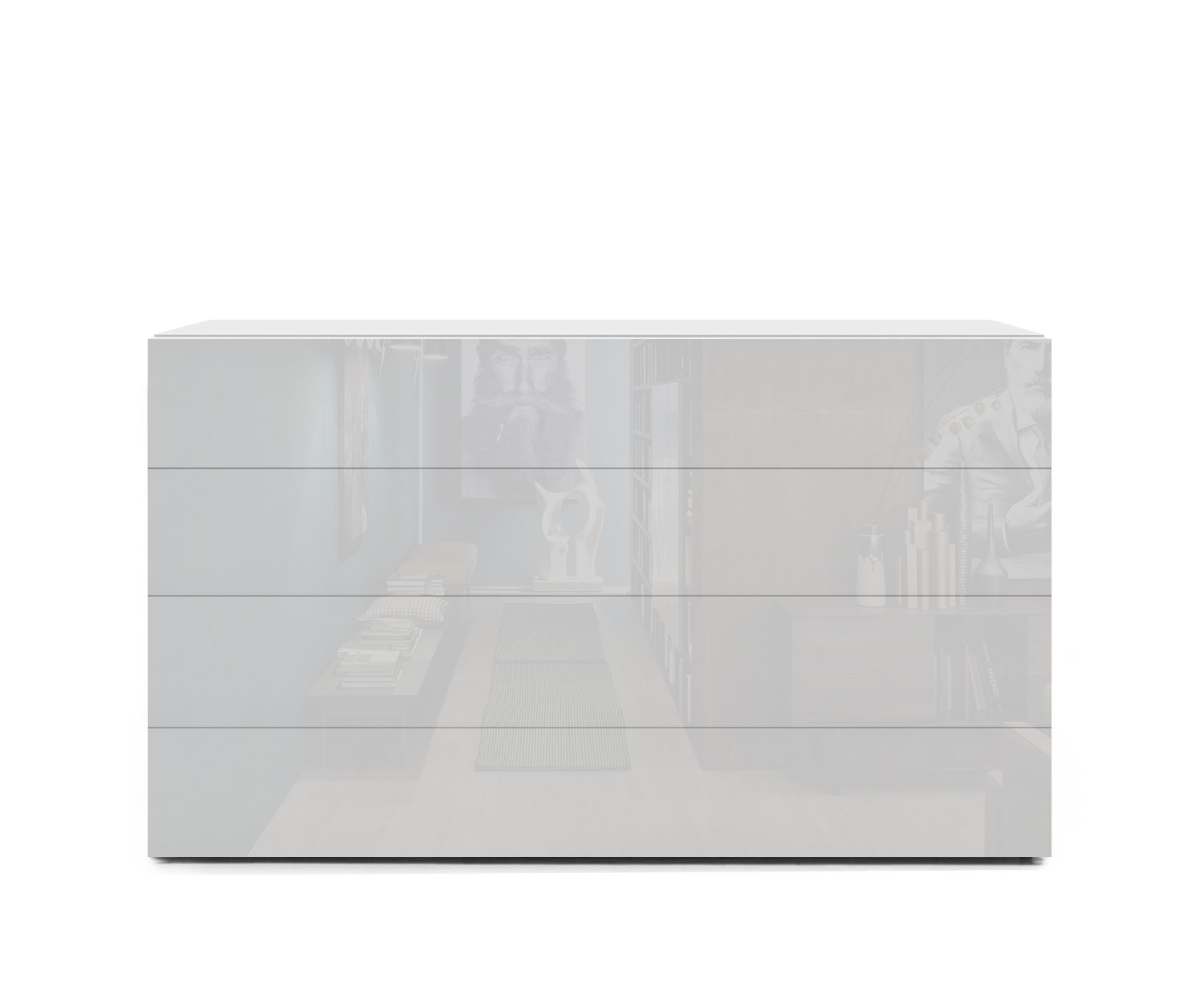 Novamobili Commode Easy 4 places B108 blanc400 Novamobili Commode Easy 4 places B108 blanc400