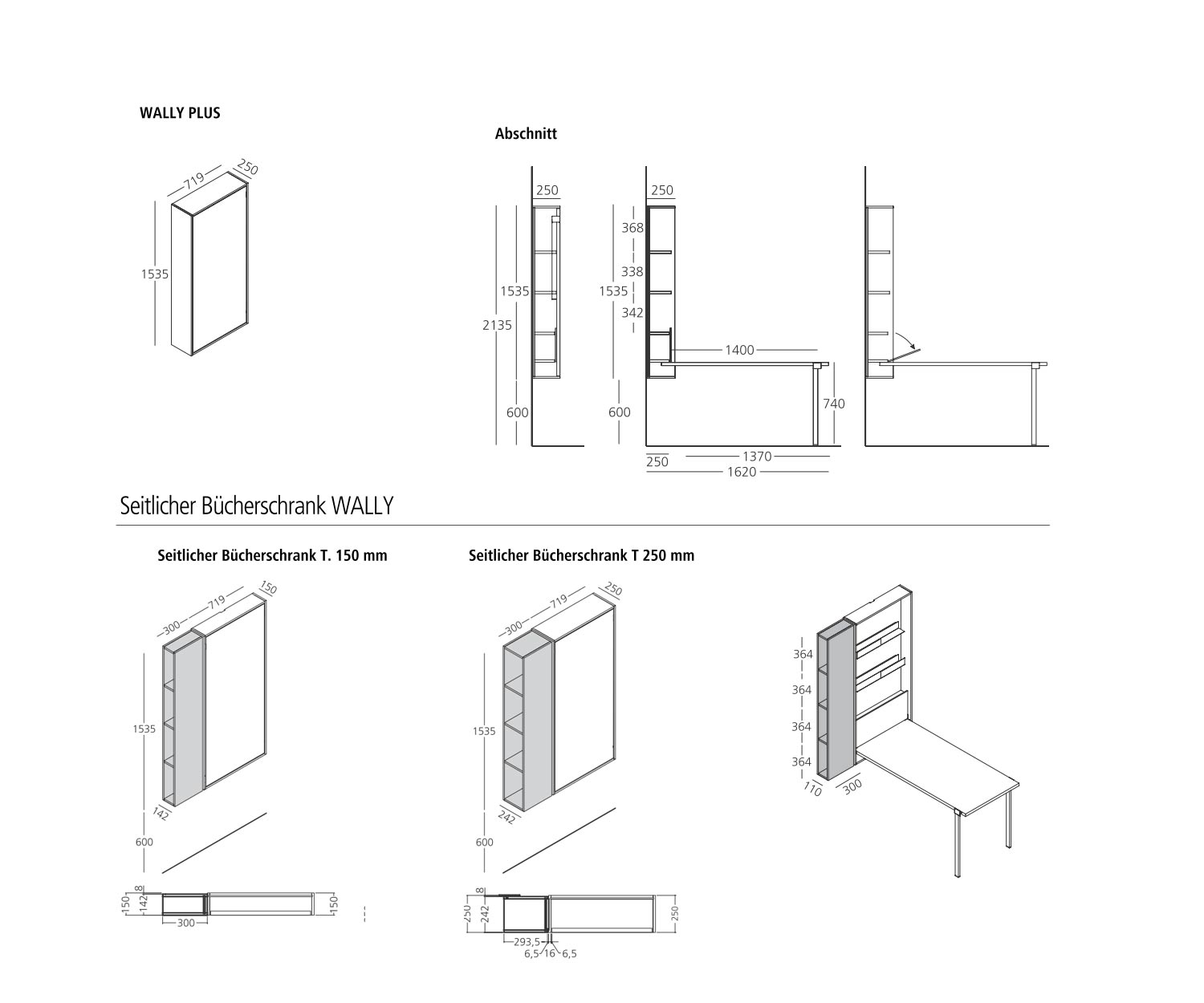 Clei Wally table pliante murale cuisine Clei Wally table pliante murale cuisine