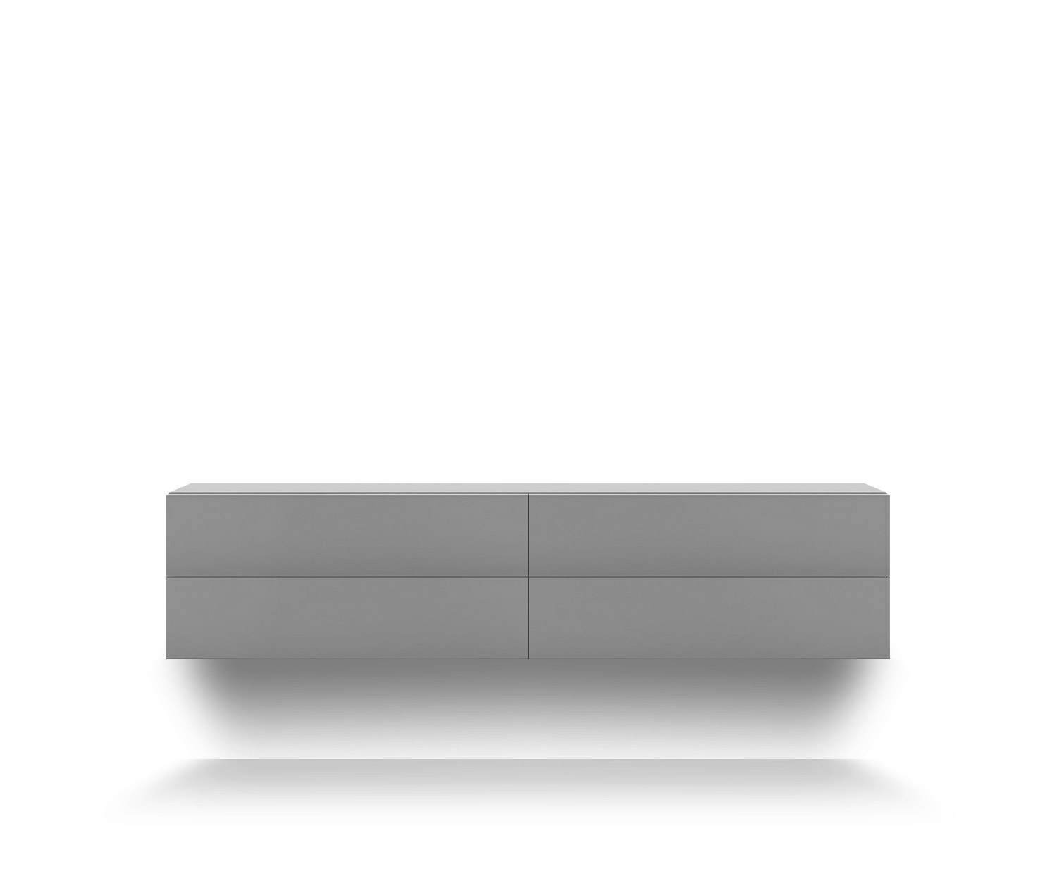 Novamobili Commode suspendue Easy 4 pièces L152 gris clair330 Novamobili Commode suspendue Easy 4 pièces L152 gris clair330