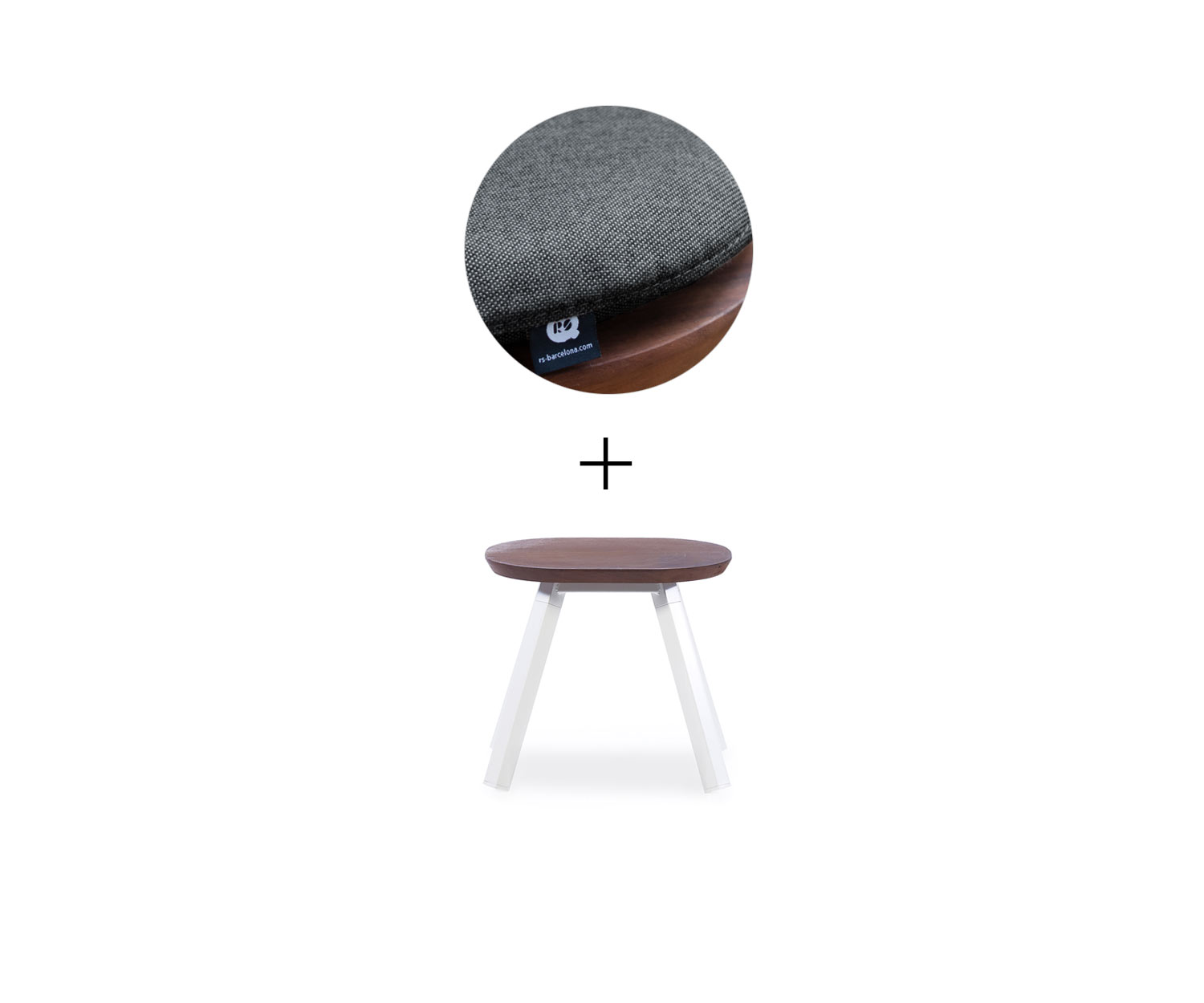 RS Barcelona Banc de Ping Pong Blanc 2x L50 cm Noir Extérieur RS Barcelona Banc de Ping Pong Blanc 2x L50 cm Noir Extérieur