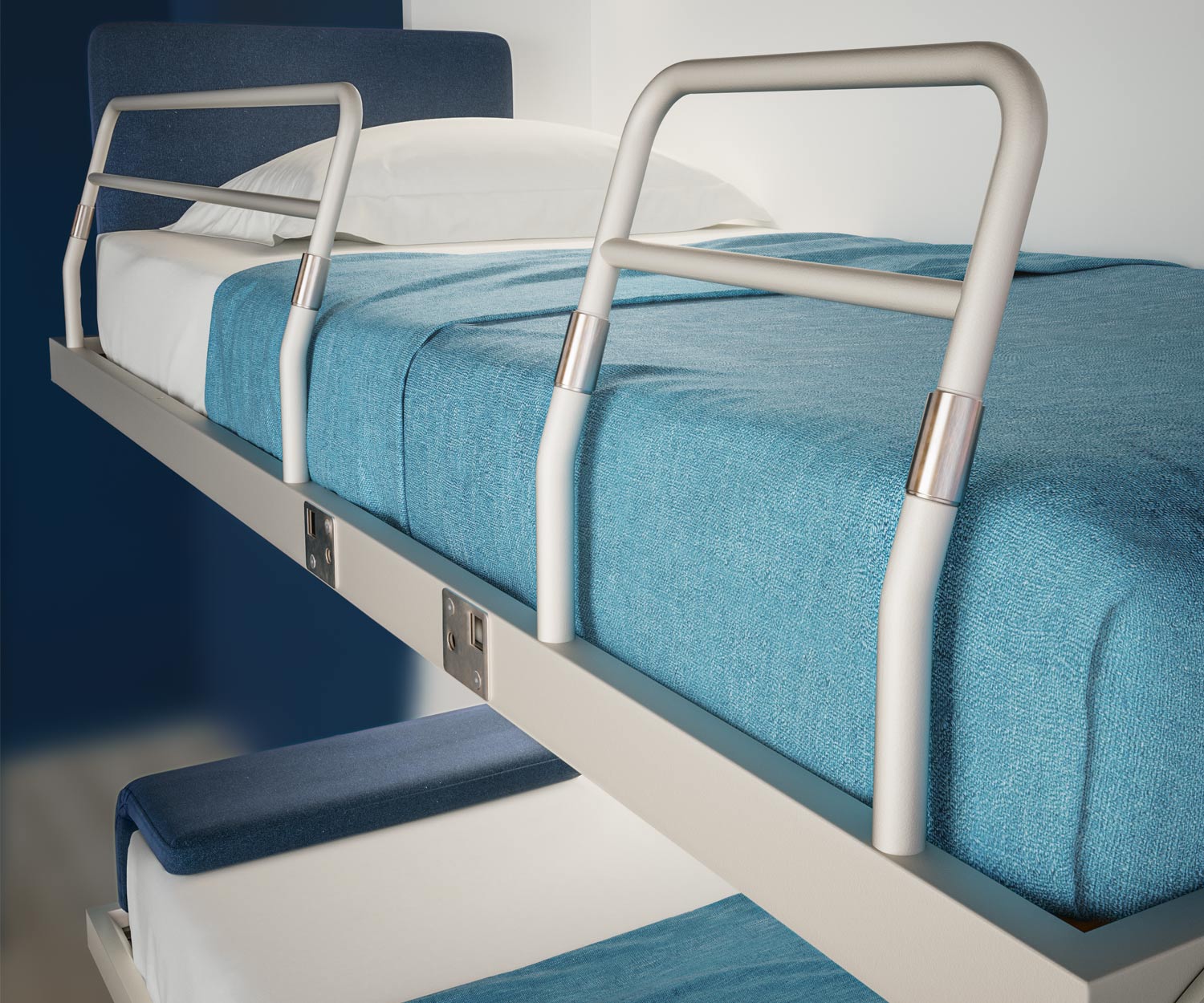 Clei Kali Duo lit superposé design et sûr pour chambre d'enfant Clei Kali Duo lit superposé design et sûr pour chambre d'enfant