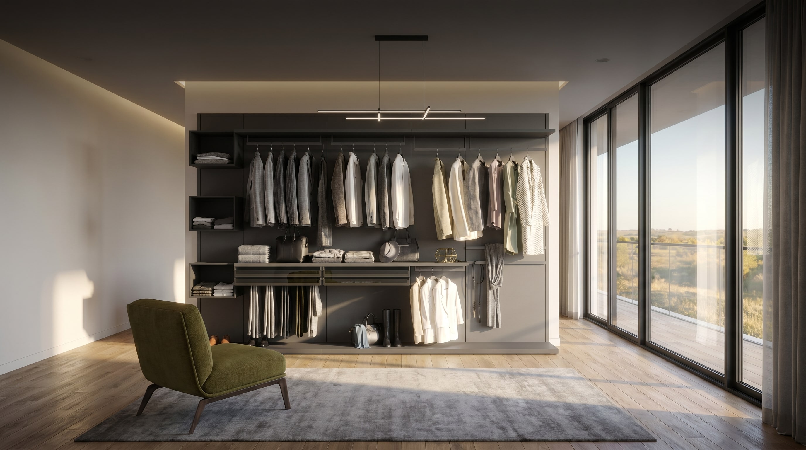 Aménager un dressing ouvert moderne : le secret des pros