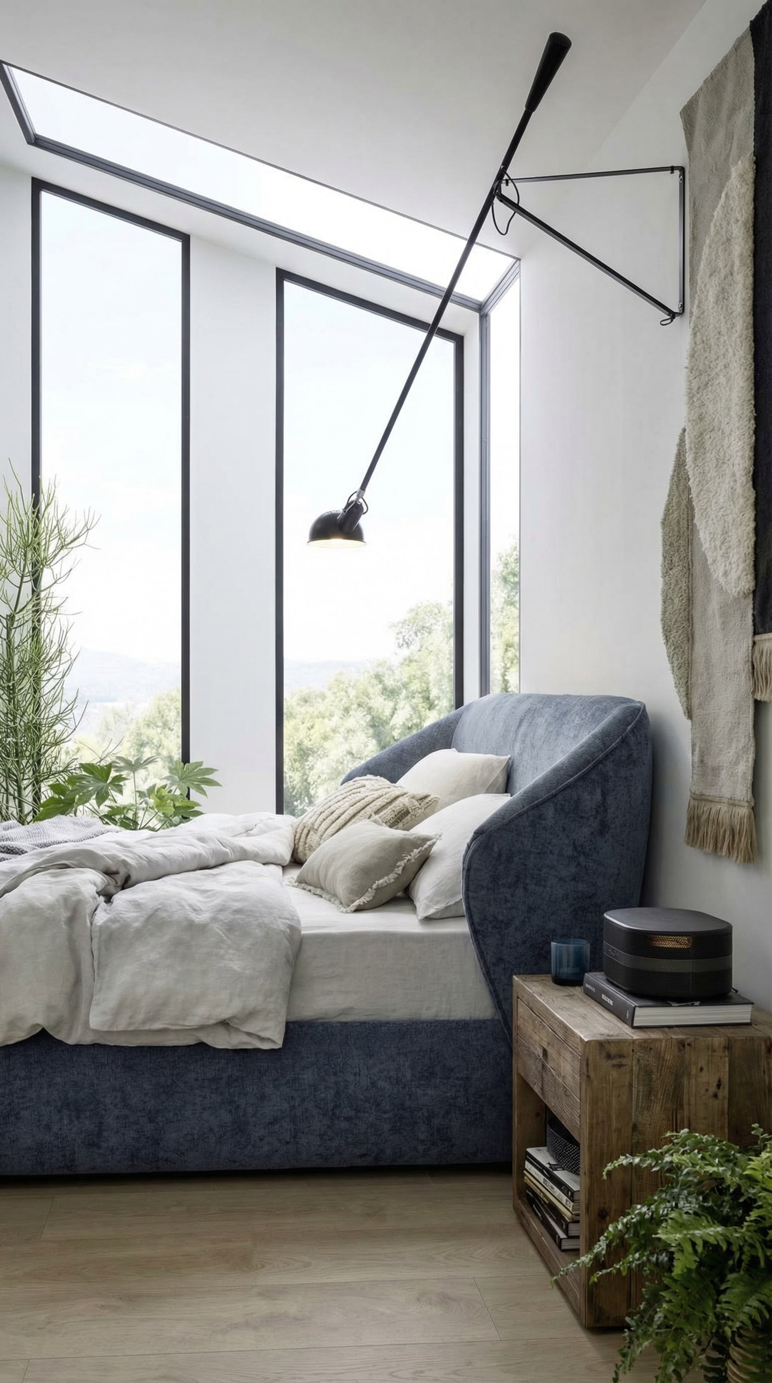 Novamobili Polsterbett Hide avec t&ecirc;te de lit ergonomique