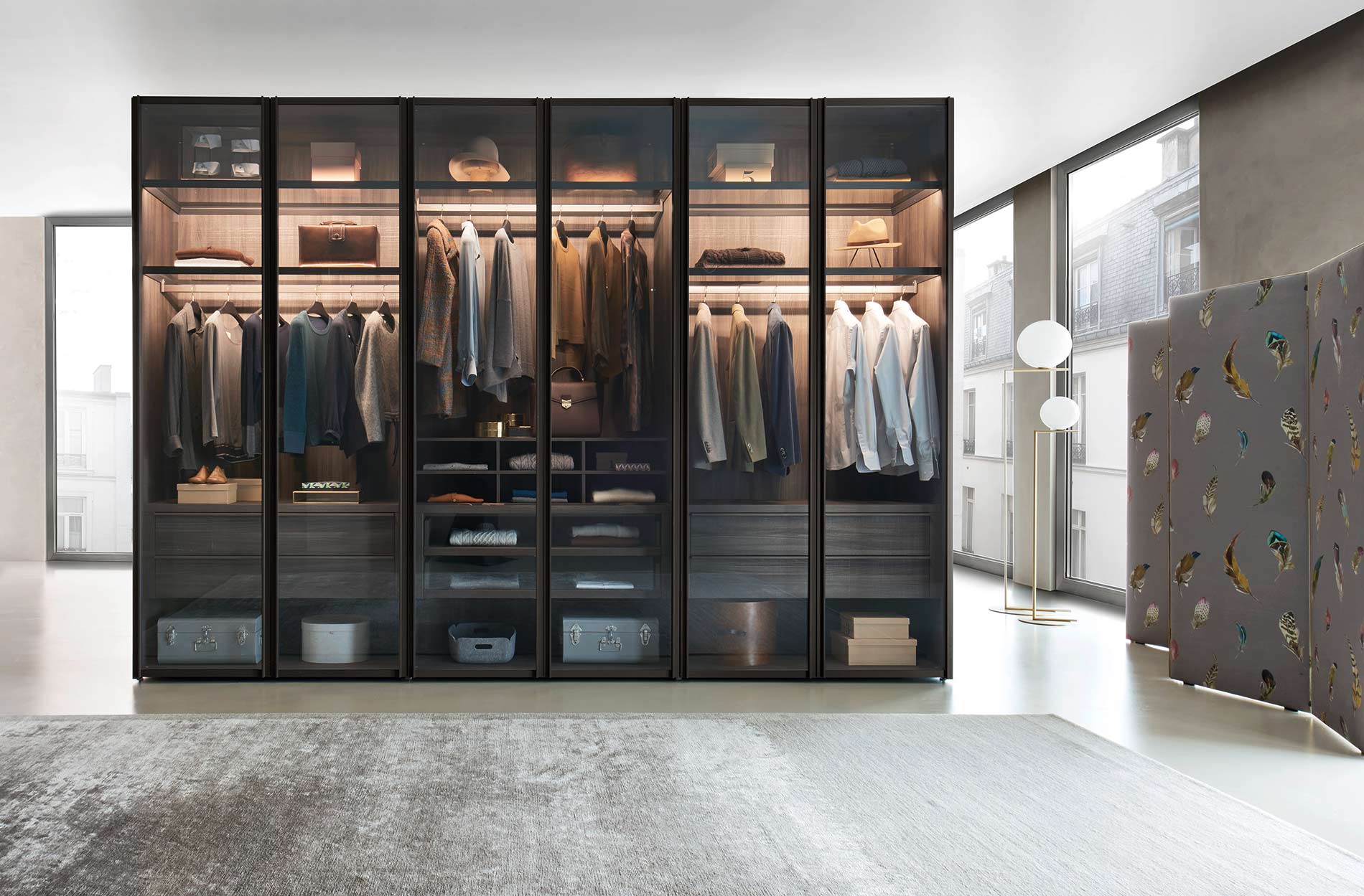 armoire transparente avec portes en verre armoire transparente avec portes en verre