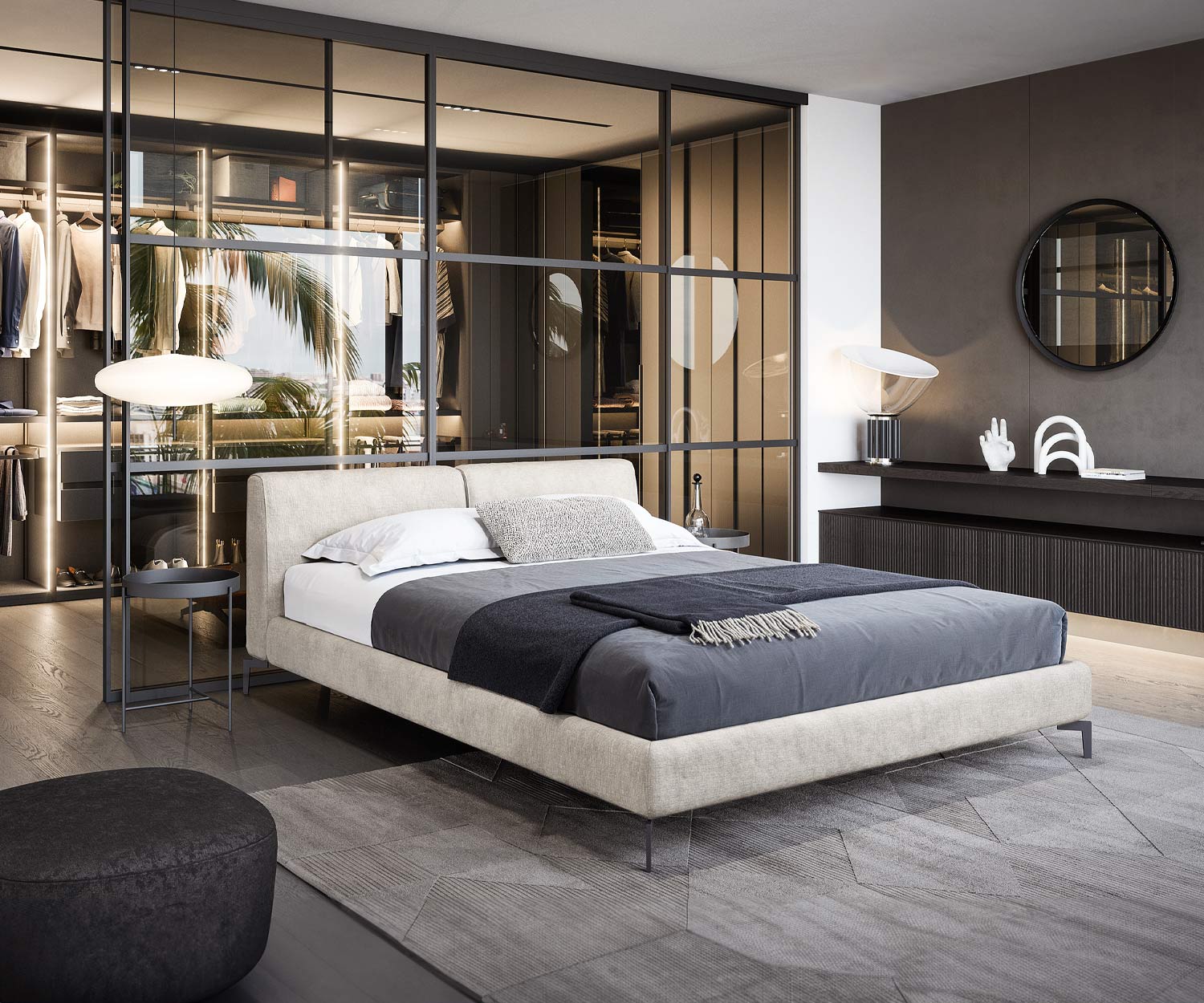 Novamobili Lit rembourré Margot Novamobili Lit rembourré Margot