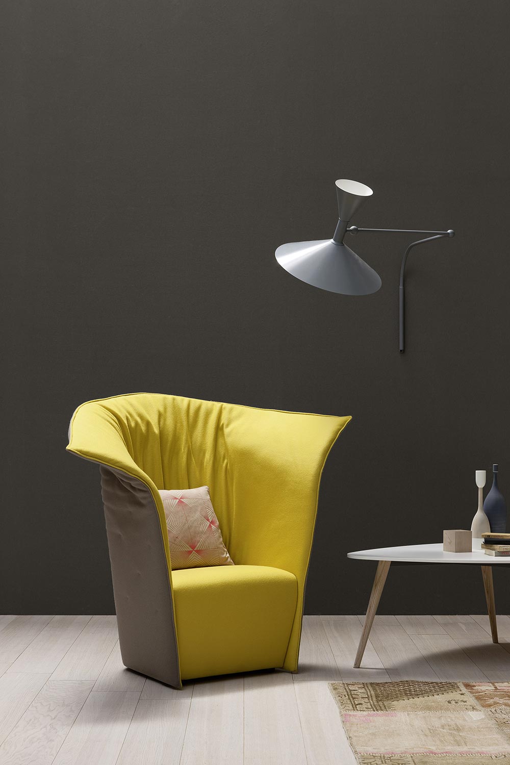 artichaut fauteuil lounge jaune