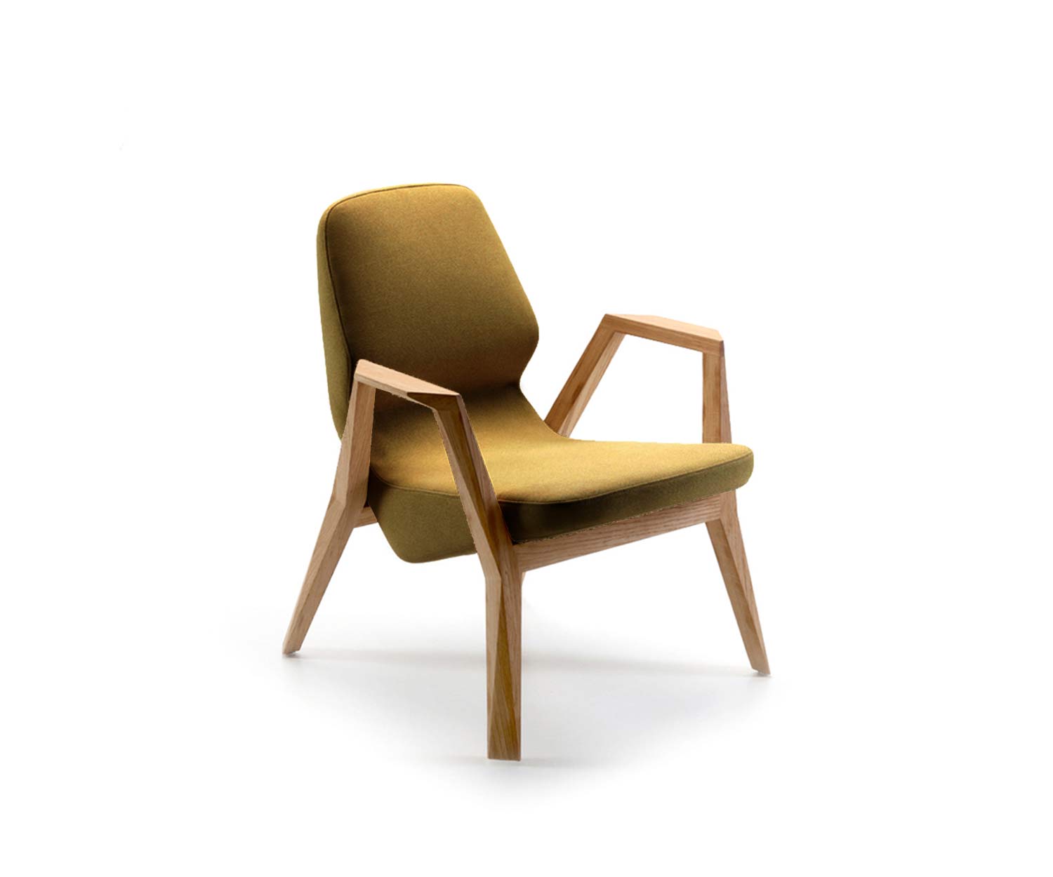 Fauteuil design jaune housse Atlas461 Fauteuil design jaune housse Atlas461