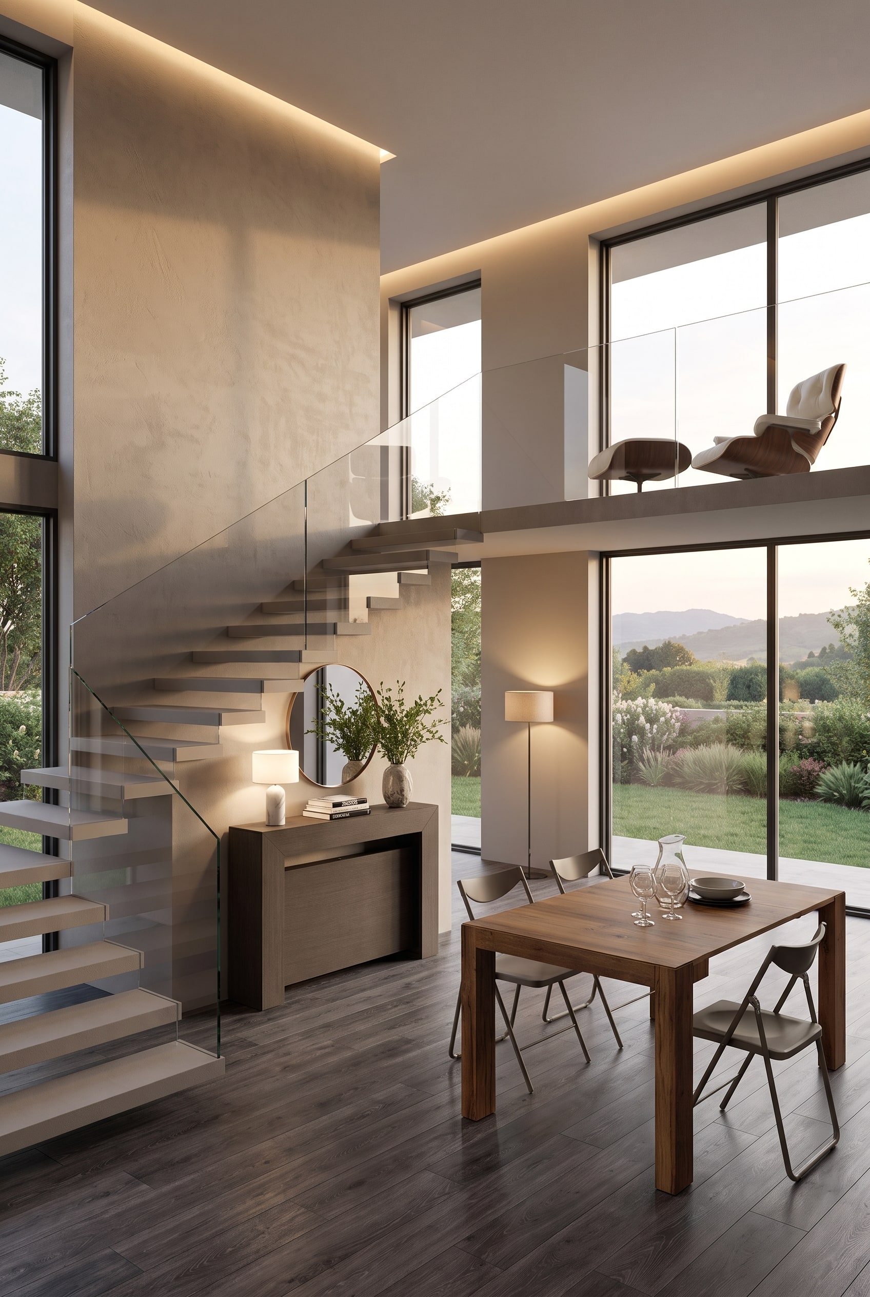 Treppenhaus Konsole Modern