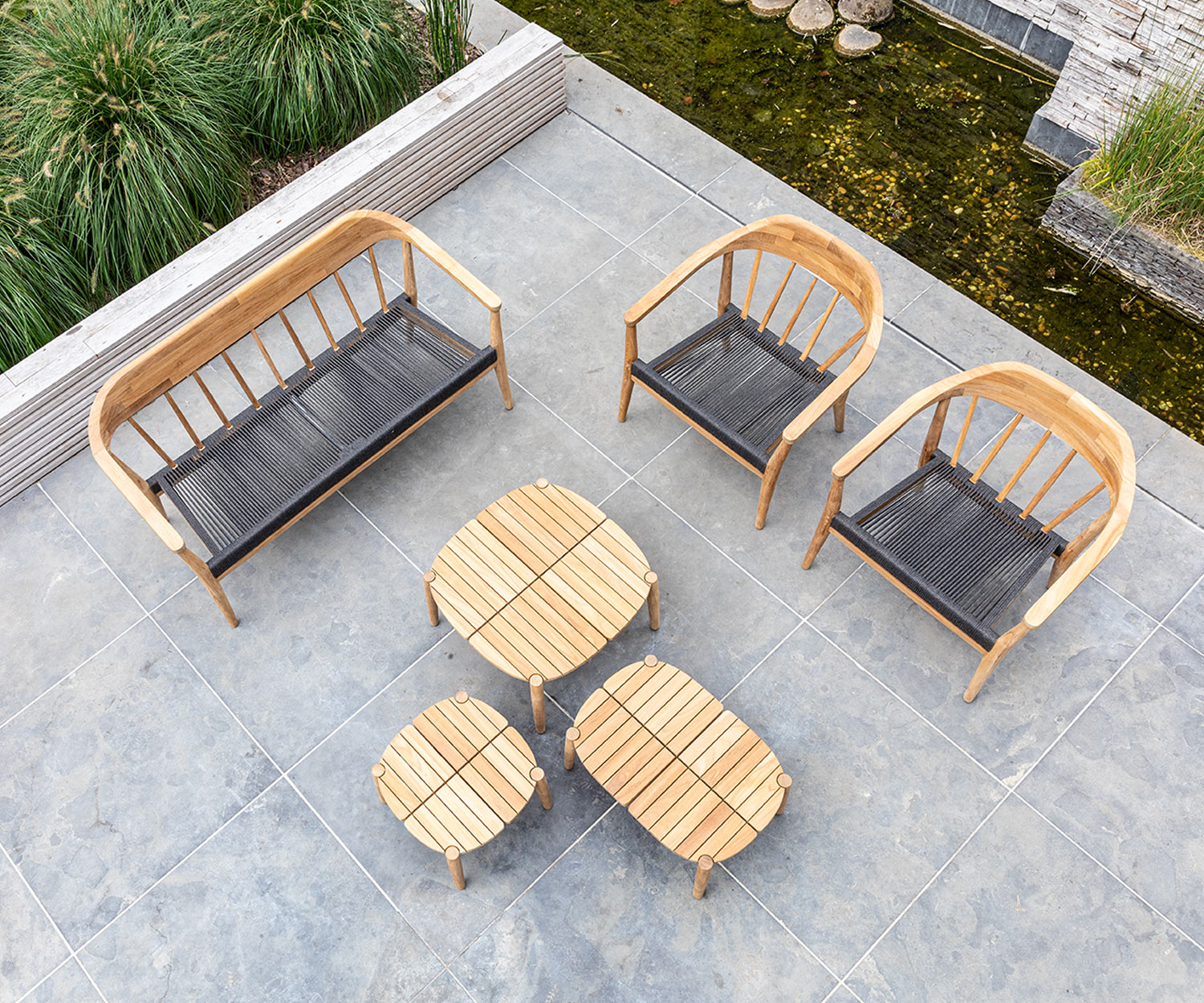 Exclusif Oasiq Copenhagen Design table basse terrasse jardin teck Exclusif Oasiq Copenhagen Design table basse terrasse jardin teck