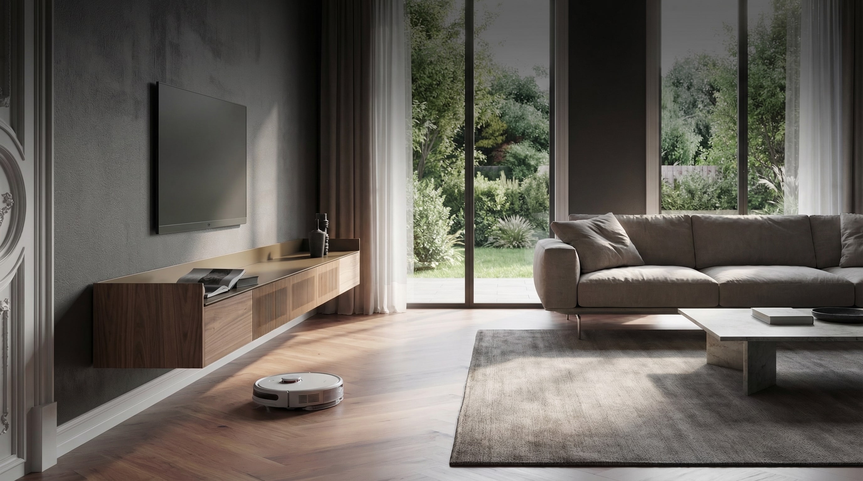 Meubles adaptés aux robots aspirateurs : La checklist pour votre salon de luxe