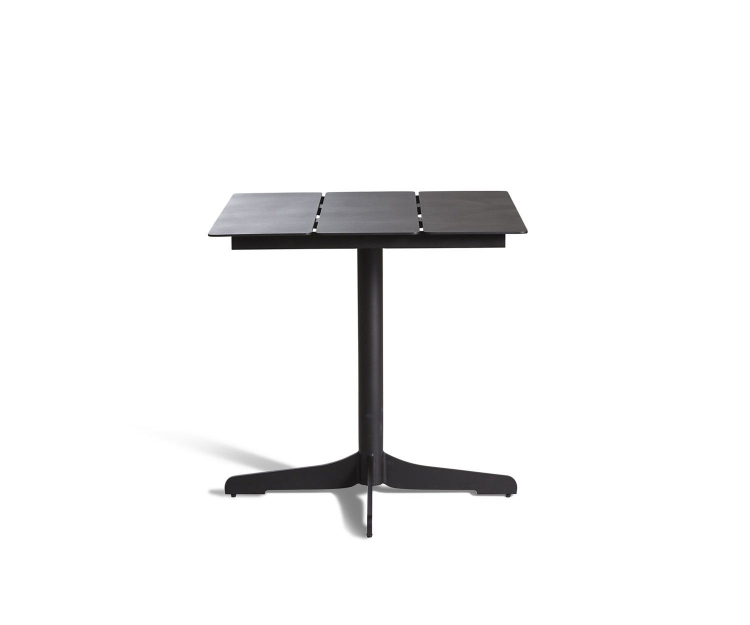 Exclusif Oasiq Ceru Aluminium Table de salle à manger piétement anthracite